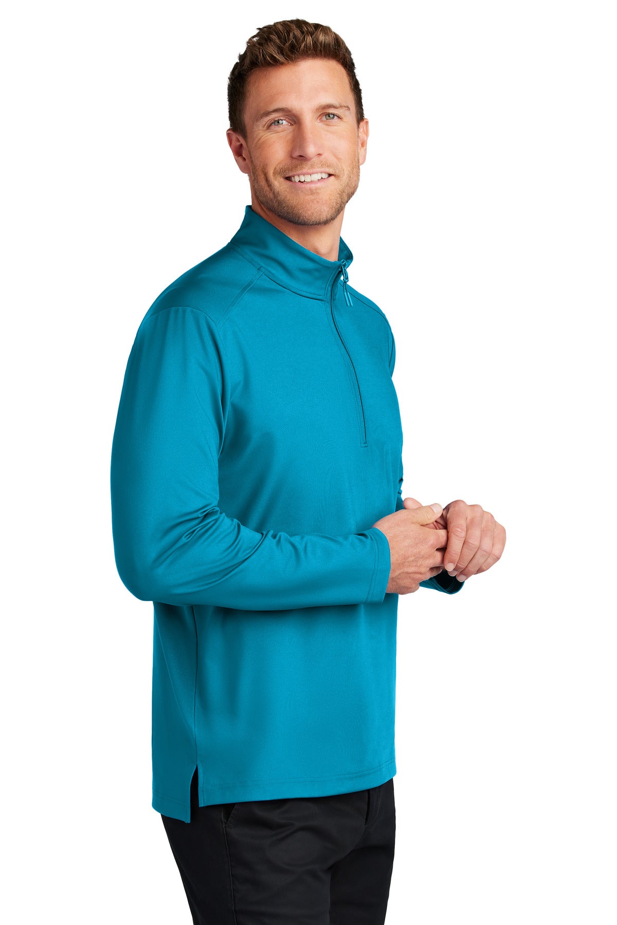 ParcelBlue Port Authority C-FREE Double Knit 1/4-Zip K880