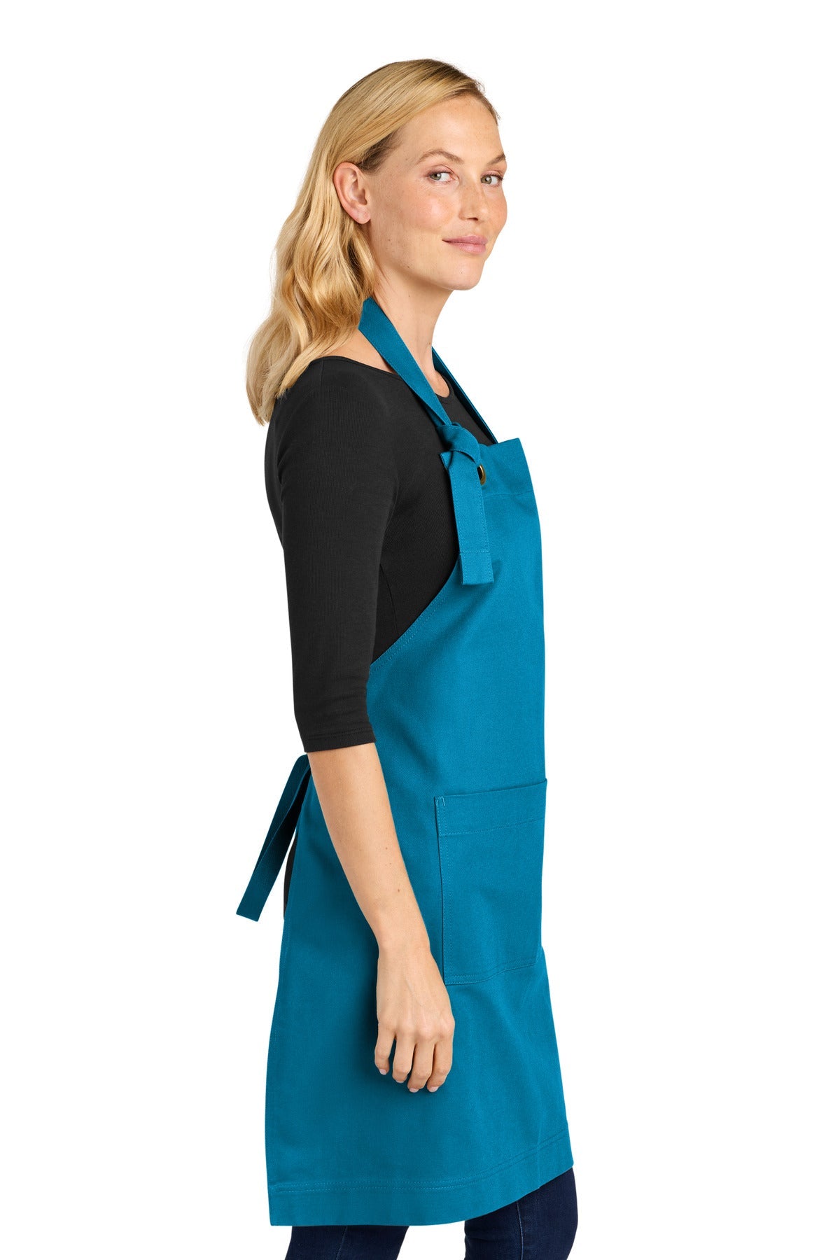 ParcelBlue Port Authority Signature Heavy Twill Bib Apron A900
