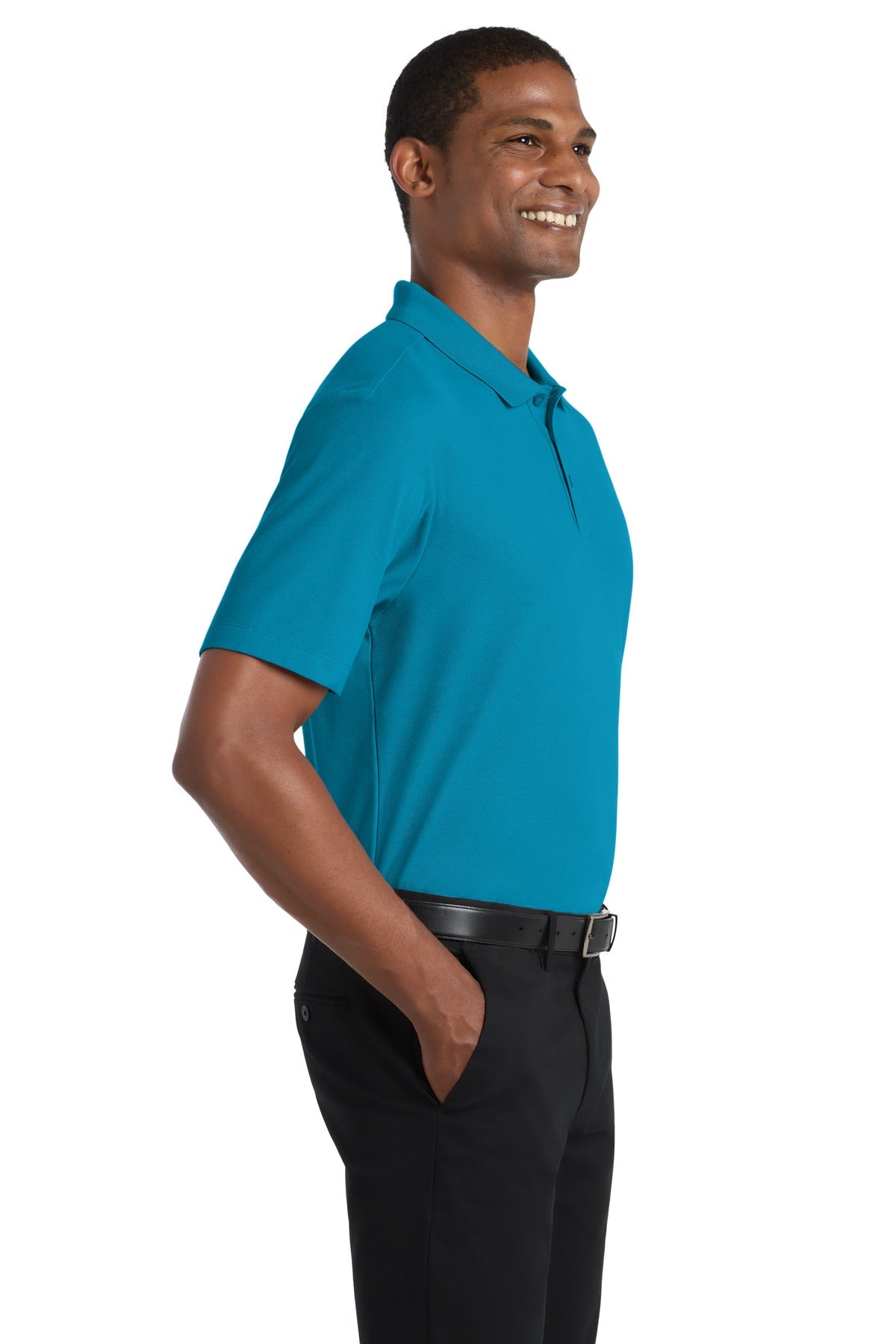 ParcelBlue Port Authority SuperPro React Polo. K810