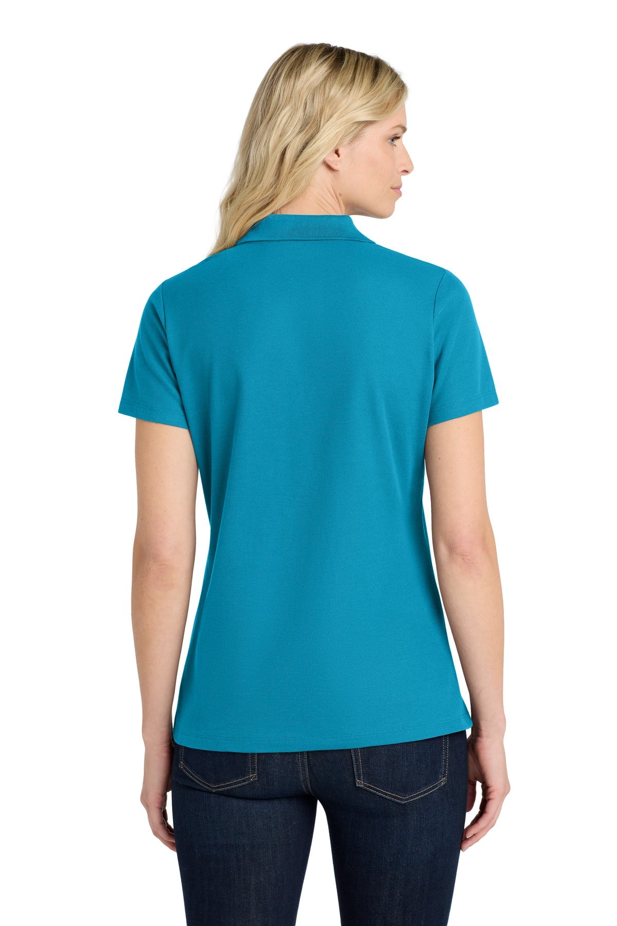 ParcelBlue Port Authority Women's SuperPro React Polo. LK810