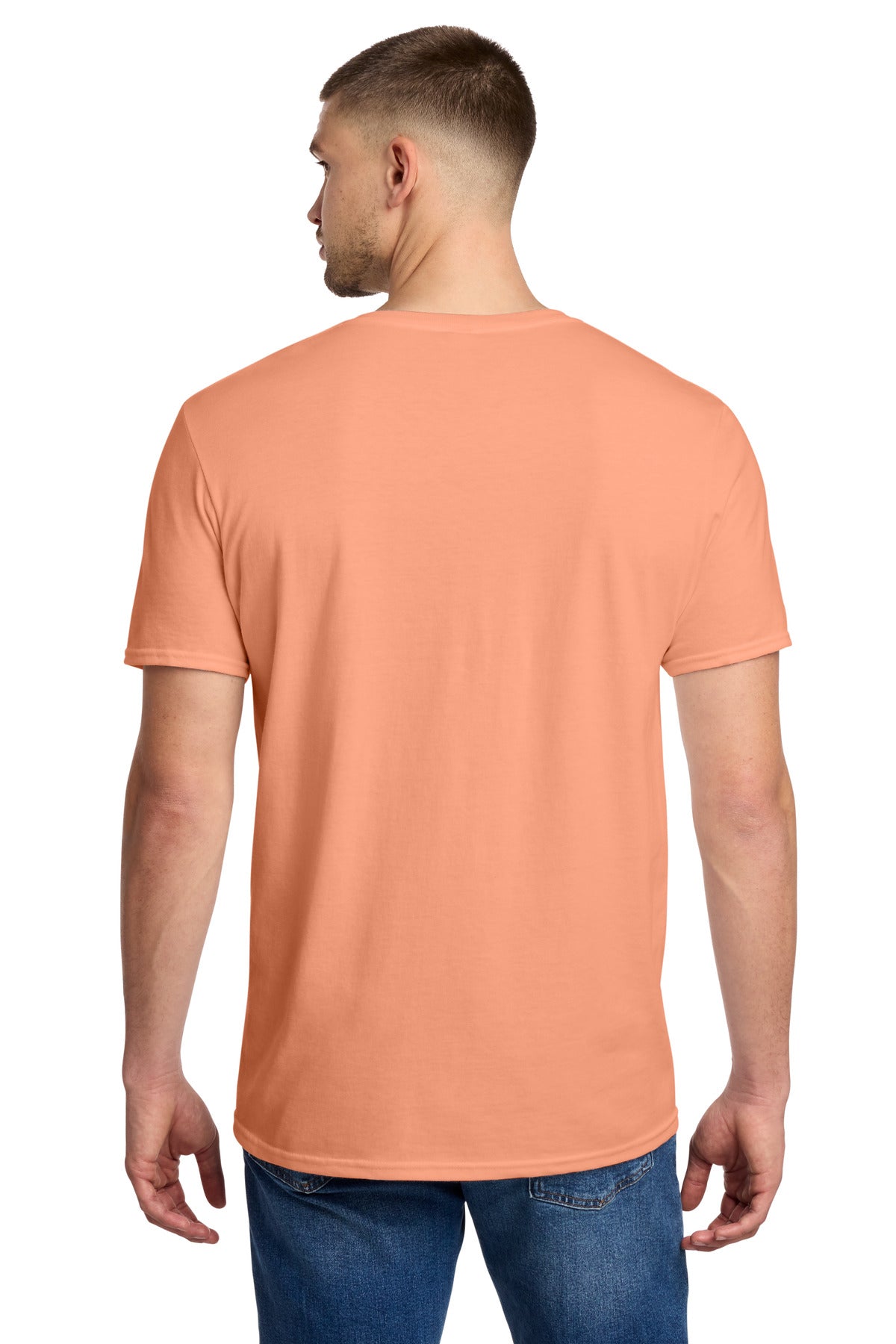 Peach Jerzees Premium Blend Ring Spun T-Shirt 560M