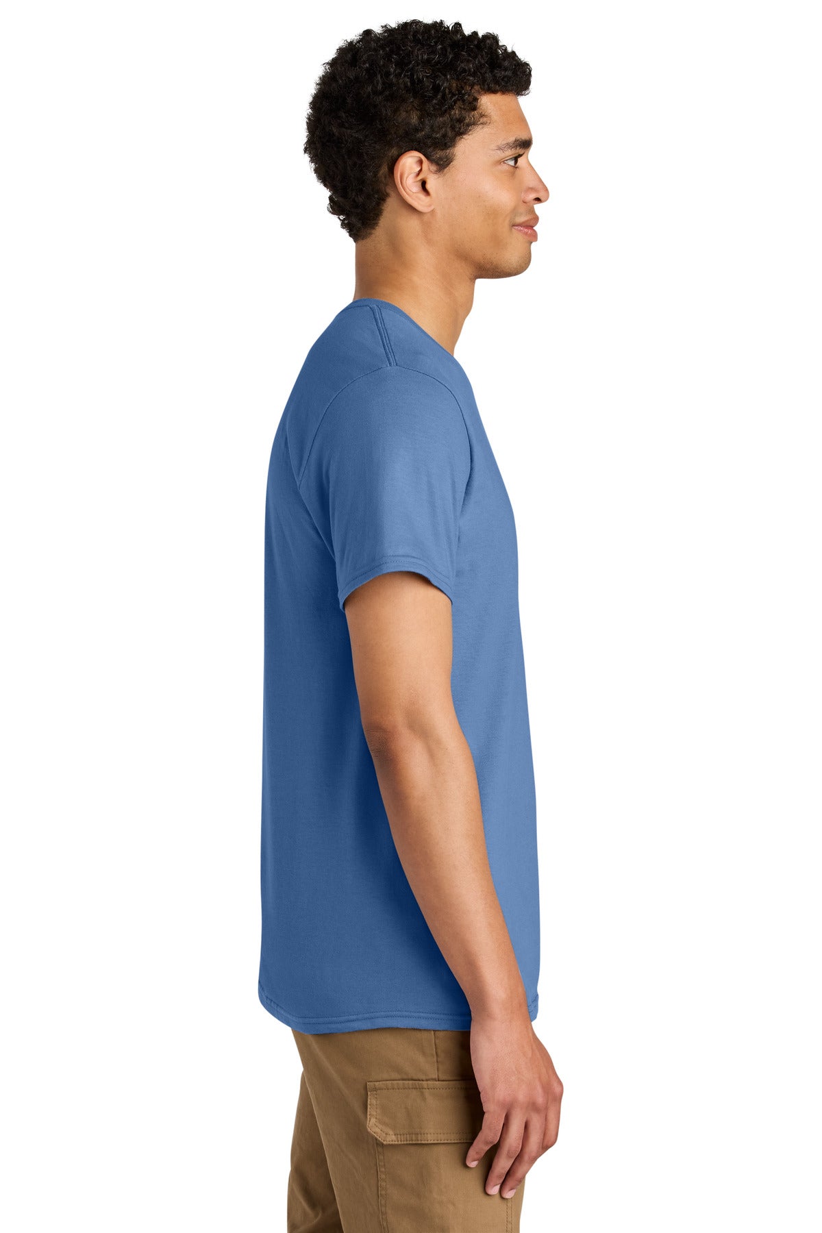 PeriwnklBl Jerzees Unisex Premium Combed Ring Spun Cotton Tee 570M