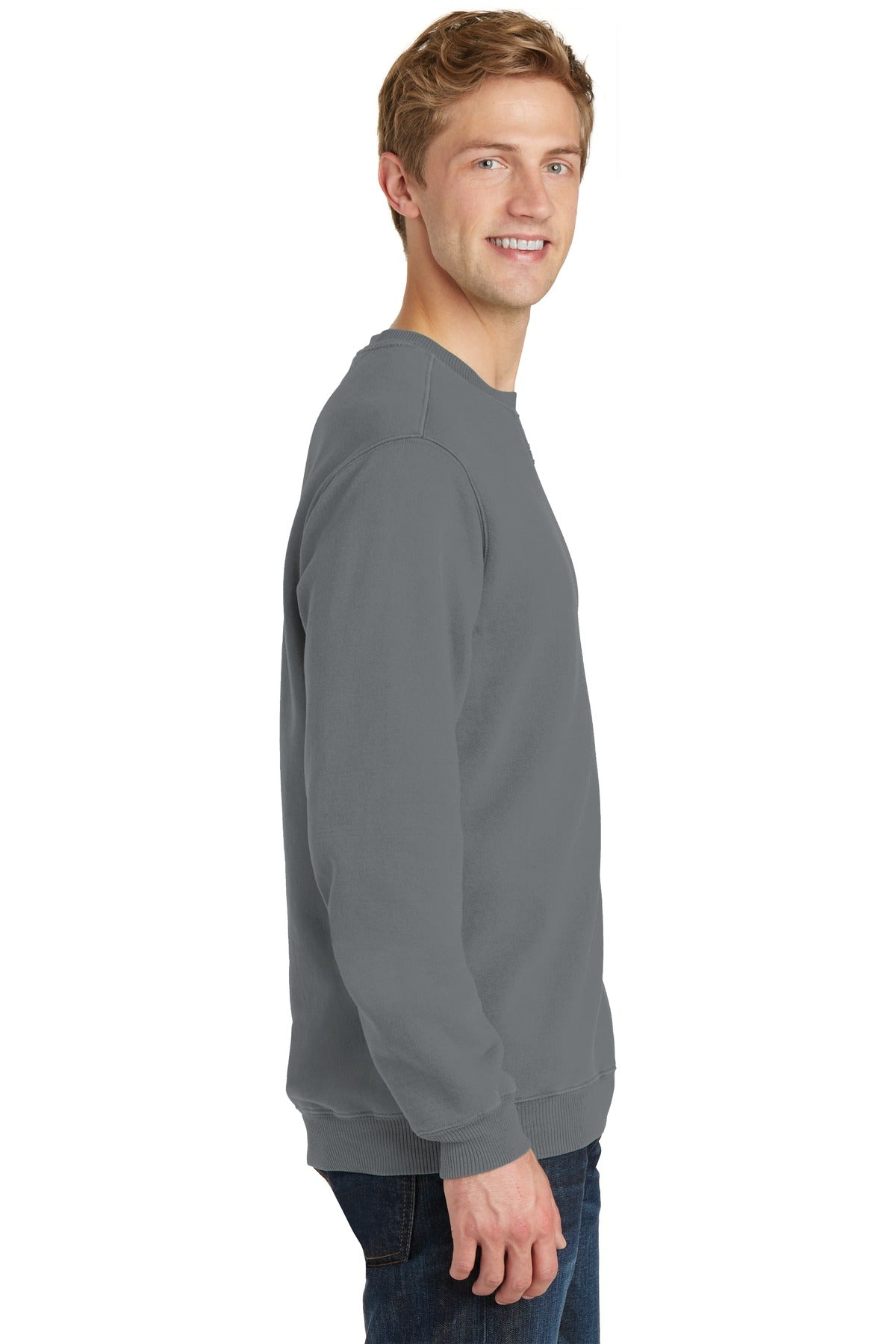 Pewter Port & Co Beach Wash Garment-Dyed Crewneck Sweatshirt PC098