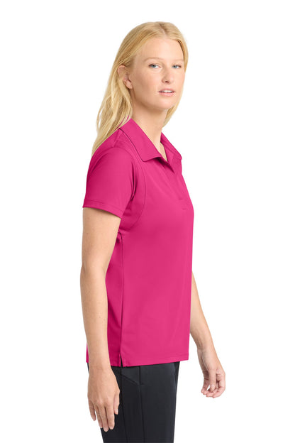 Pink Raspberry Sport-Tek Women's Micropique Sport-Wick Polo. LST650