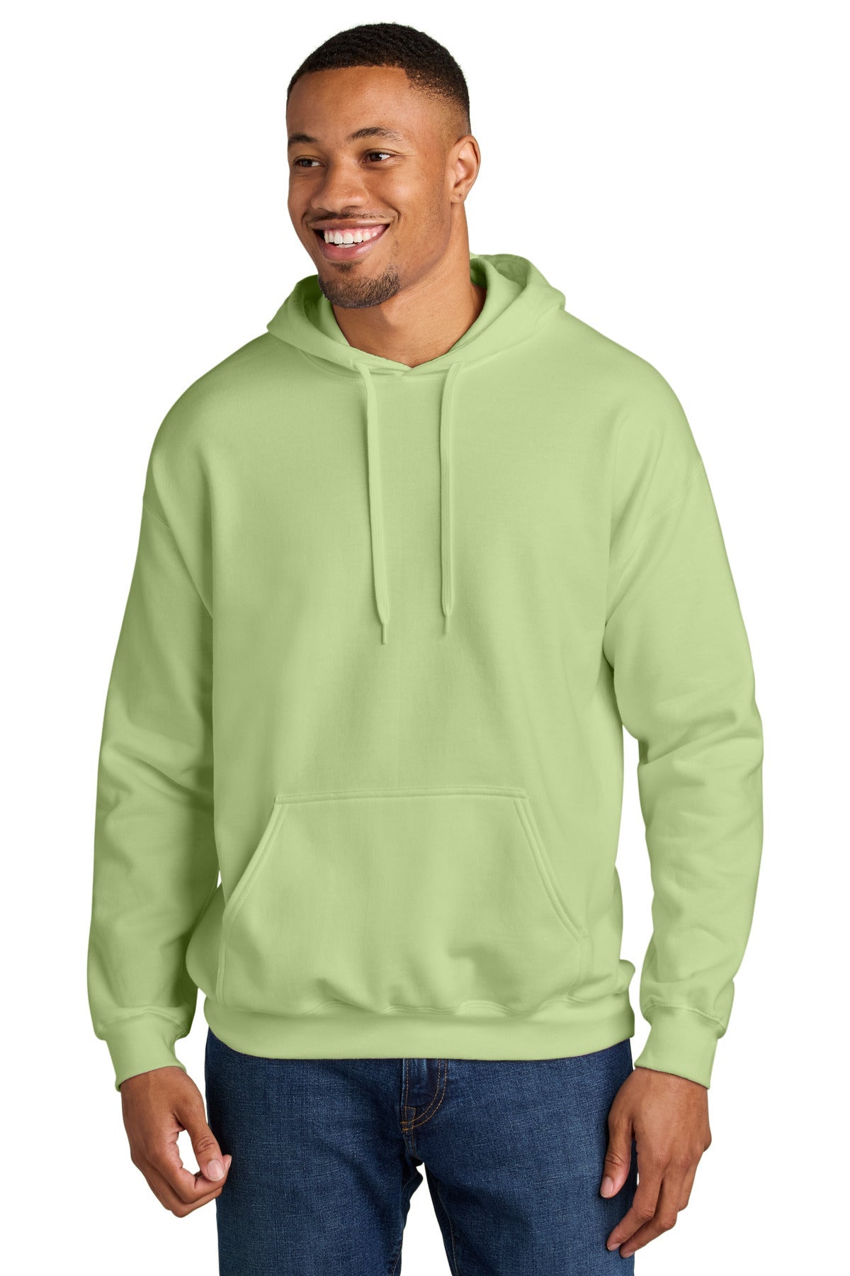 Pistachio Gildan Softstyle Midweight Pullover Hooded Sweatshirt SF500