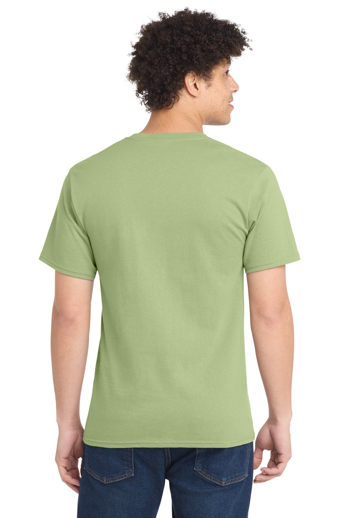 Pistachio Port & Co Tall Essential Tee. PC61T