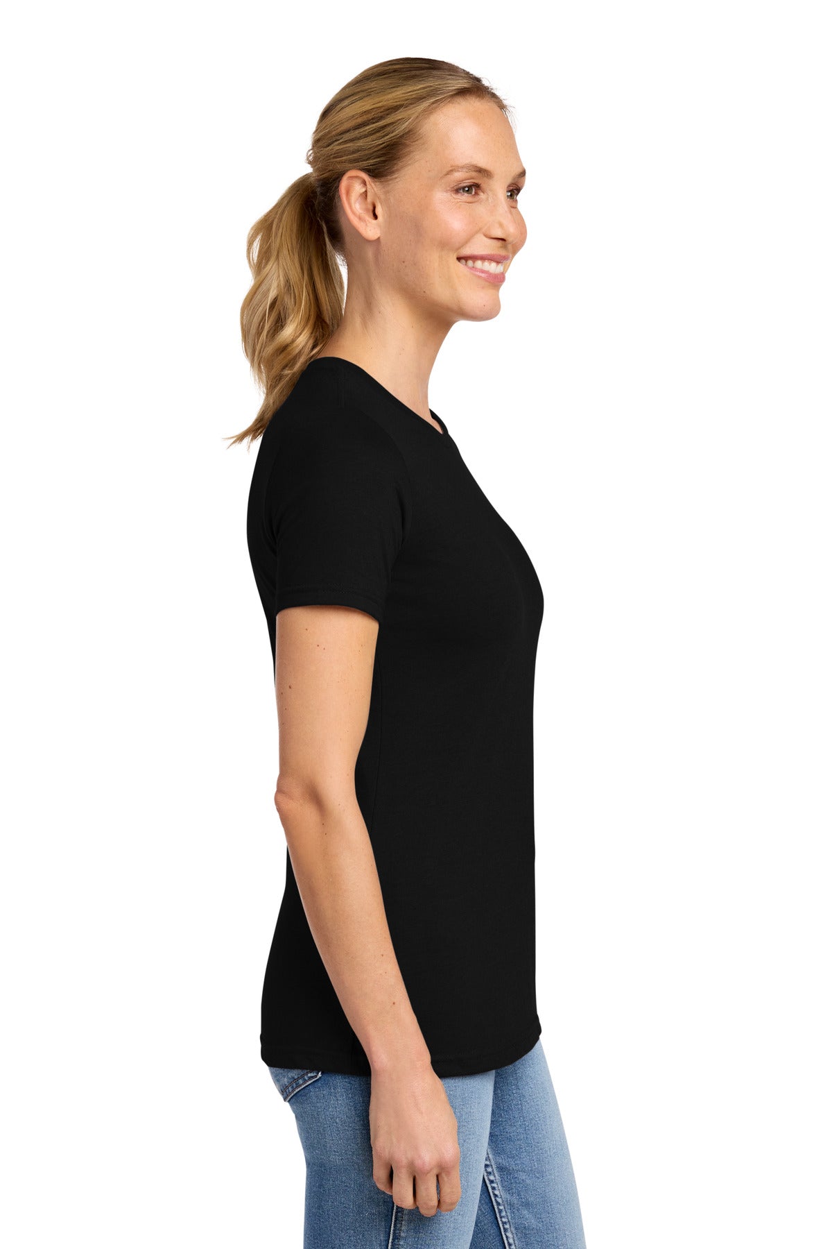 PitchBlack Gildan Softstyle Women's CVC T-Shirt 64001LCVC