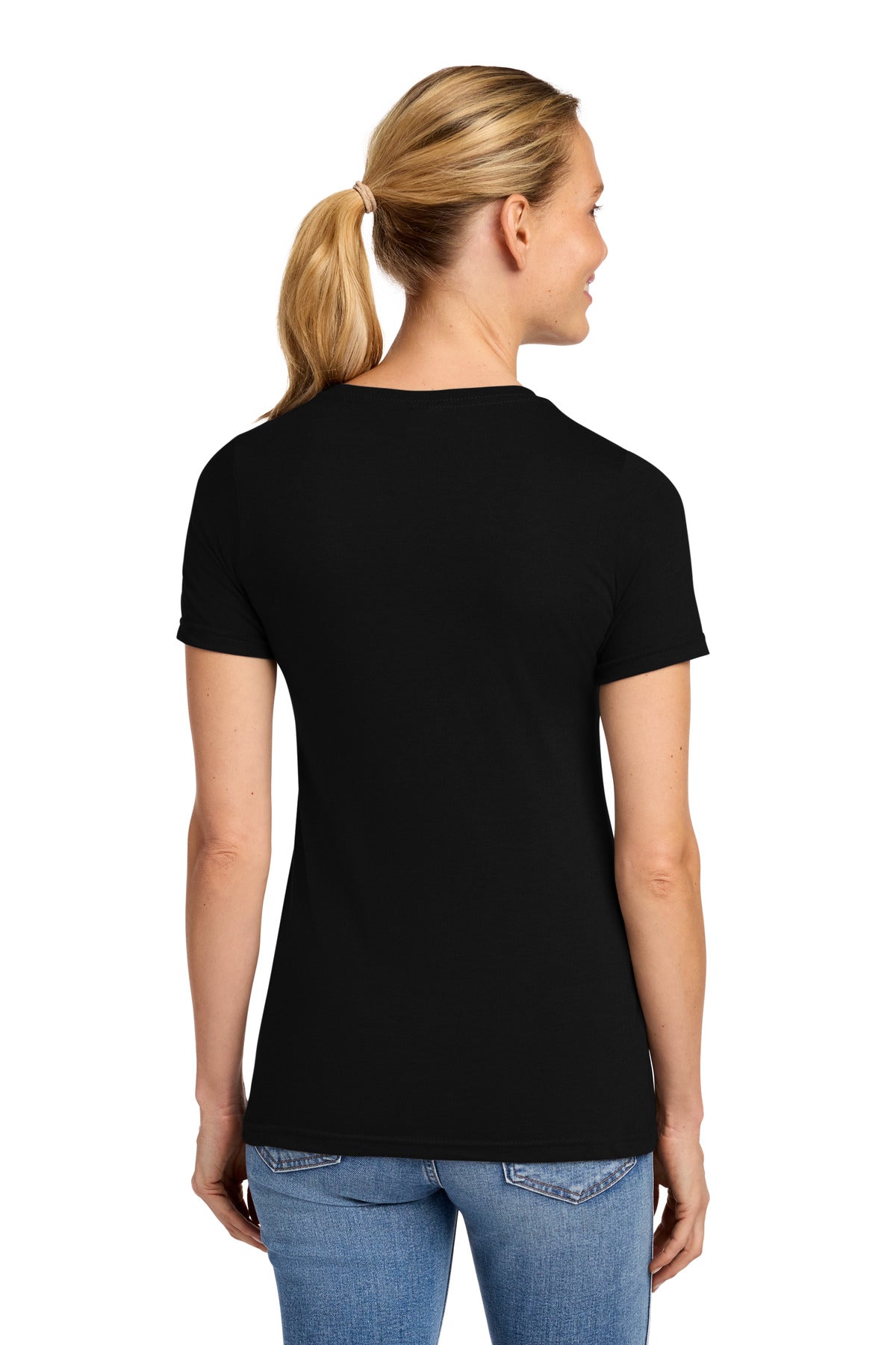 PitchBlack Gildan Softstyle Women's CVC T-Shirt 64001LCVC
