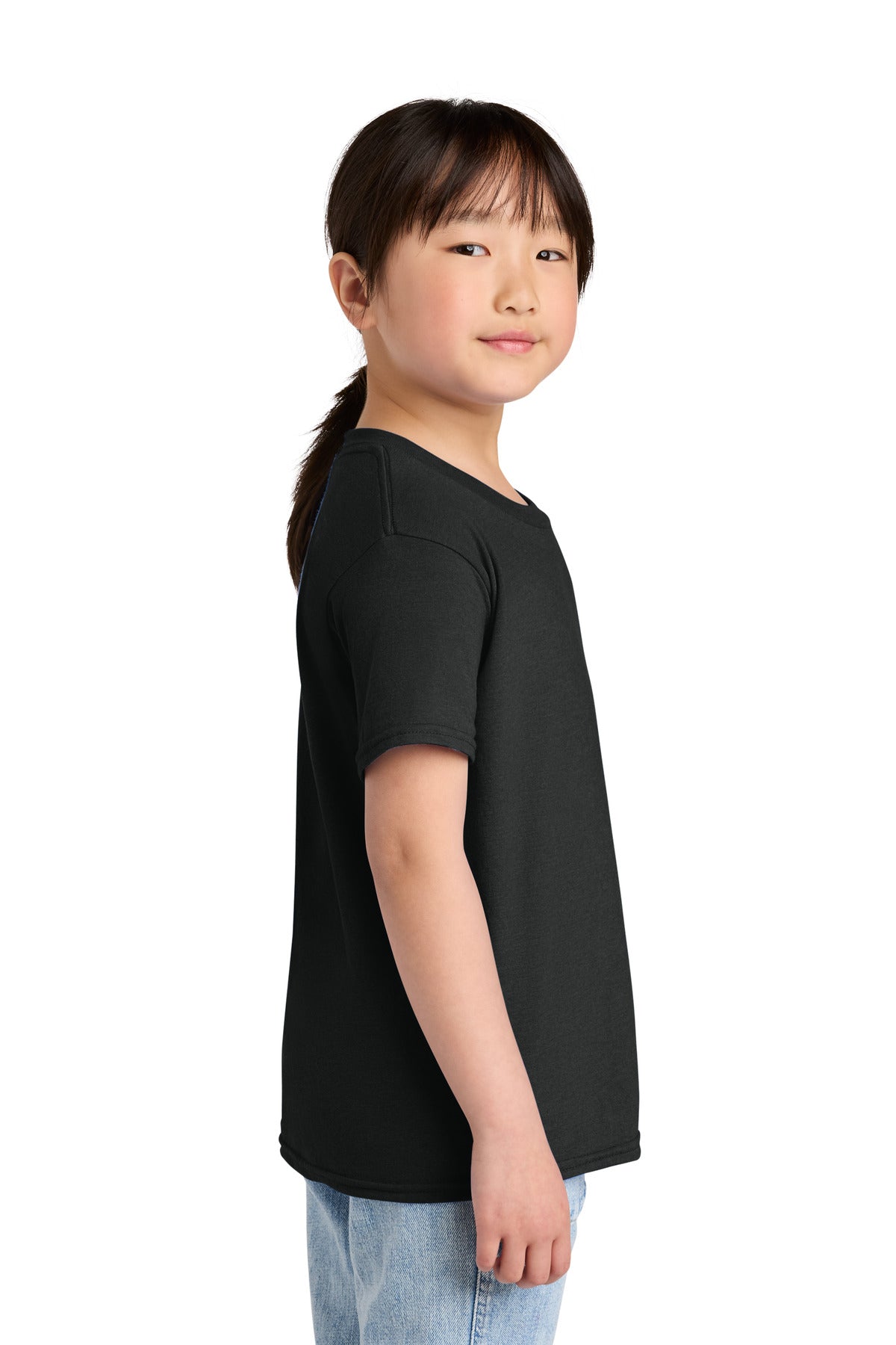 PitchBlMst Gildan Youth Softstyle CVC Tee 64000BCVC