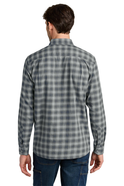 PlaidStlNv Carhartt Rugged Flex Plaid Long Sleeve Shirt CT107109
