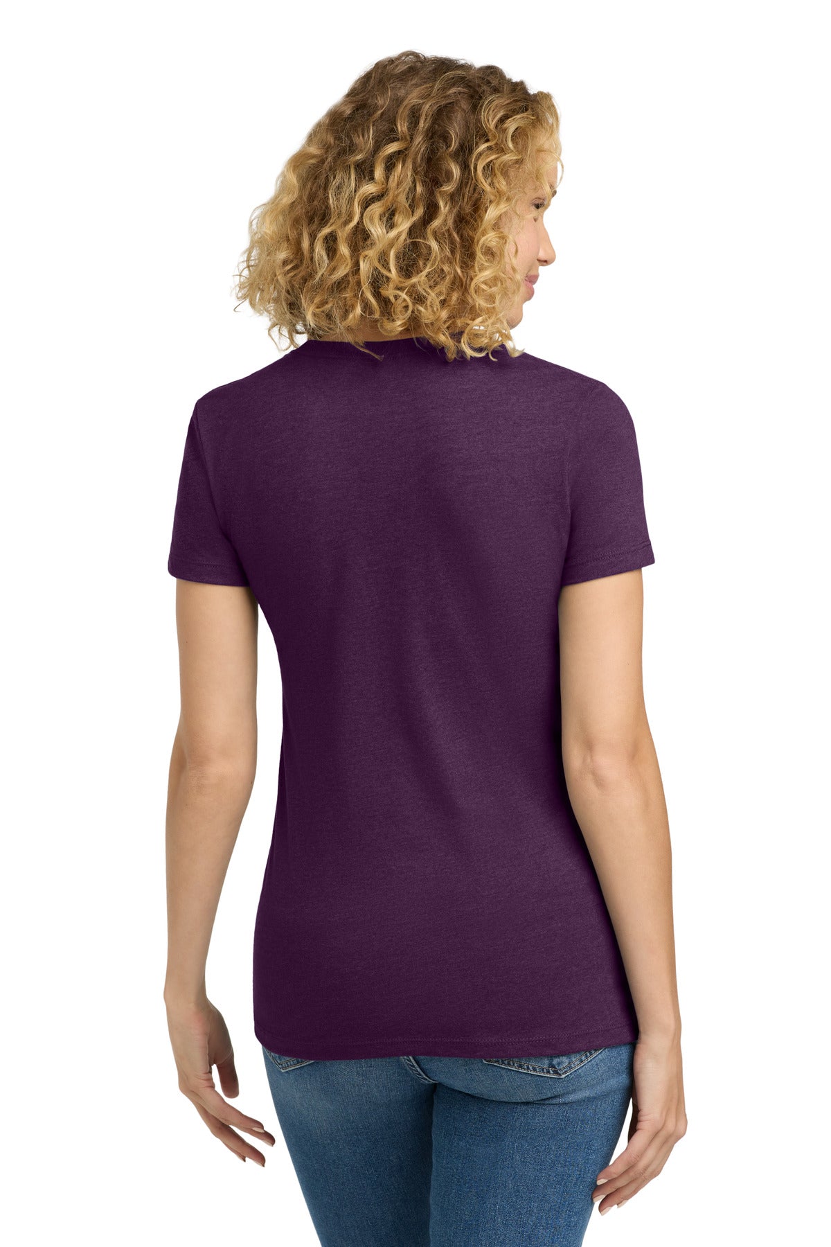 Plum Next Level Apparel Women's CVC Tee. NL6610