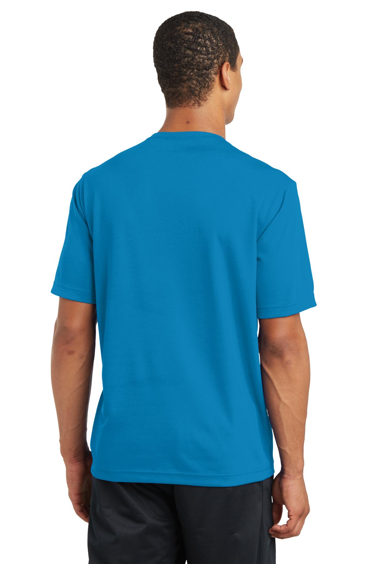 Pond Blue Sport-Tek PosiCharge RacerMesh Tee. ST340