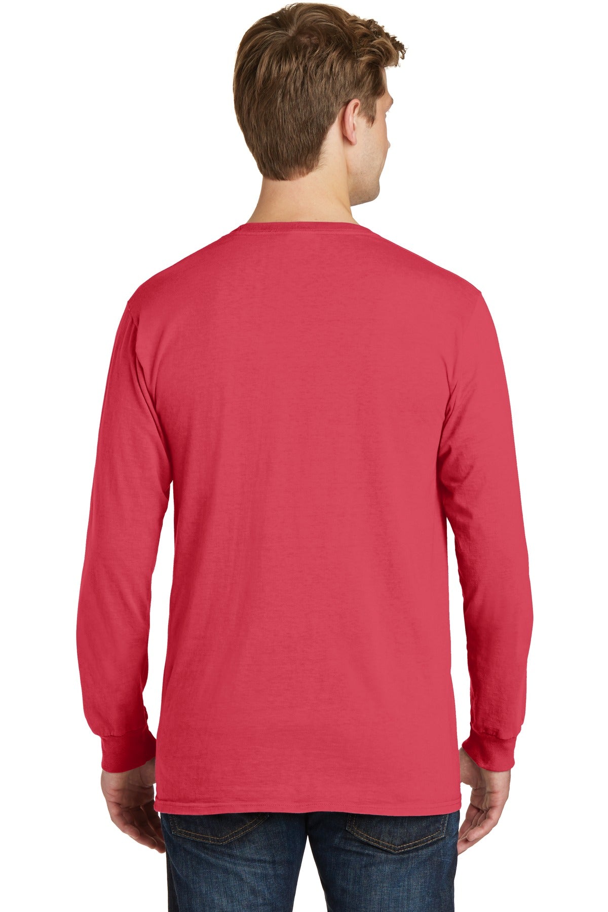 Poppy Port & Co Beach Wash Garment-Dyed Long Sleeve Tee PC099LS