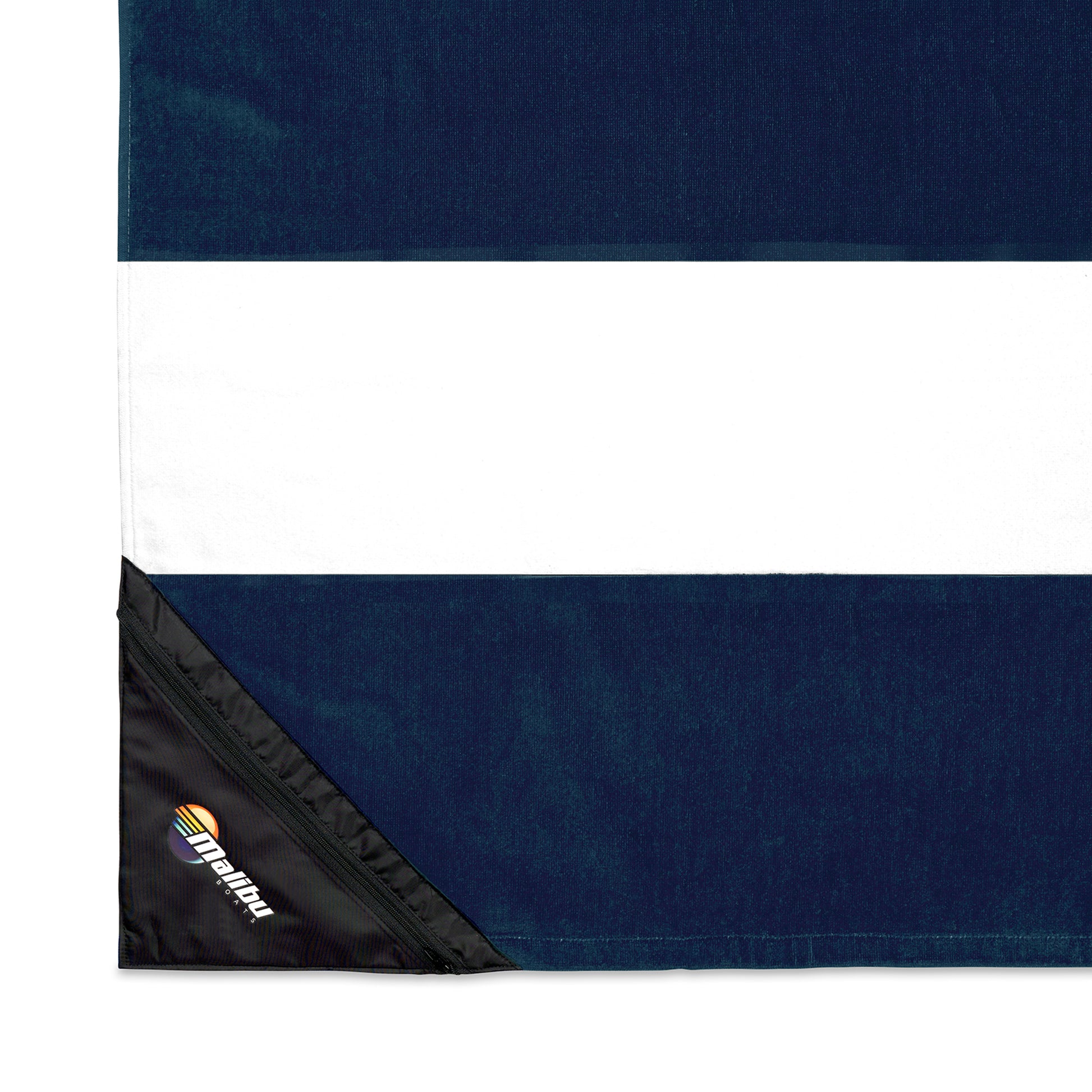 Porto Dark Navy Slowtide® Pocket Beach Towel