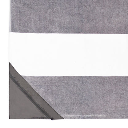 Porto Grey Slowtide® Pocket Beach Towel plain