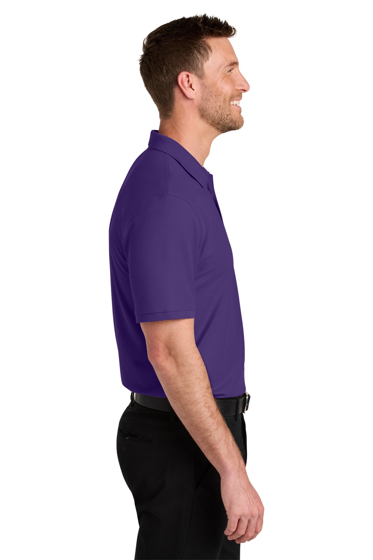 PrismPrpl Port Authority Wearever Signature Pique Polo K200