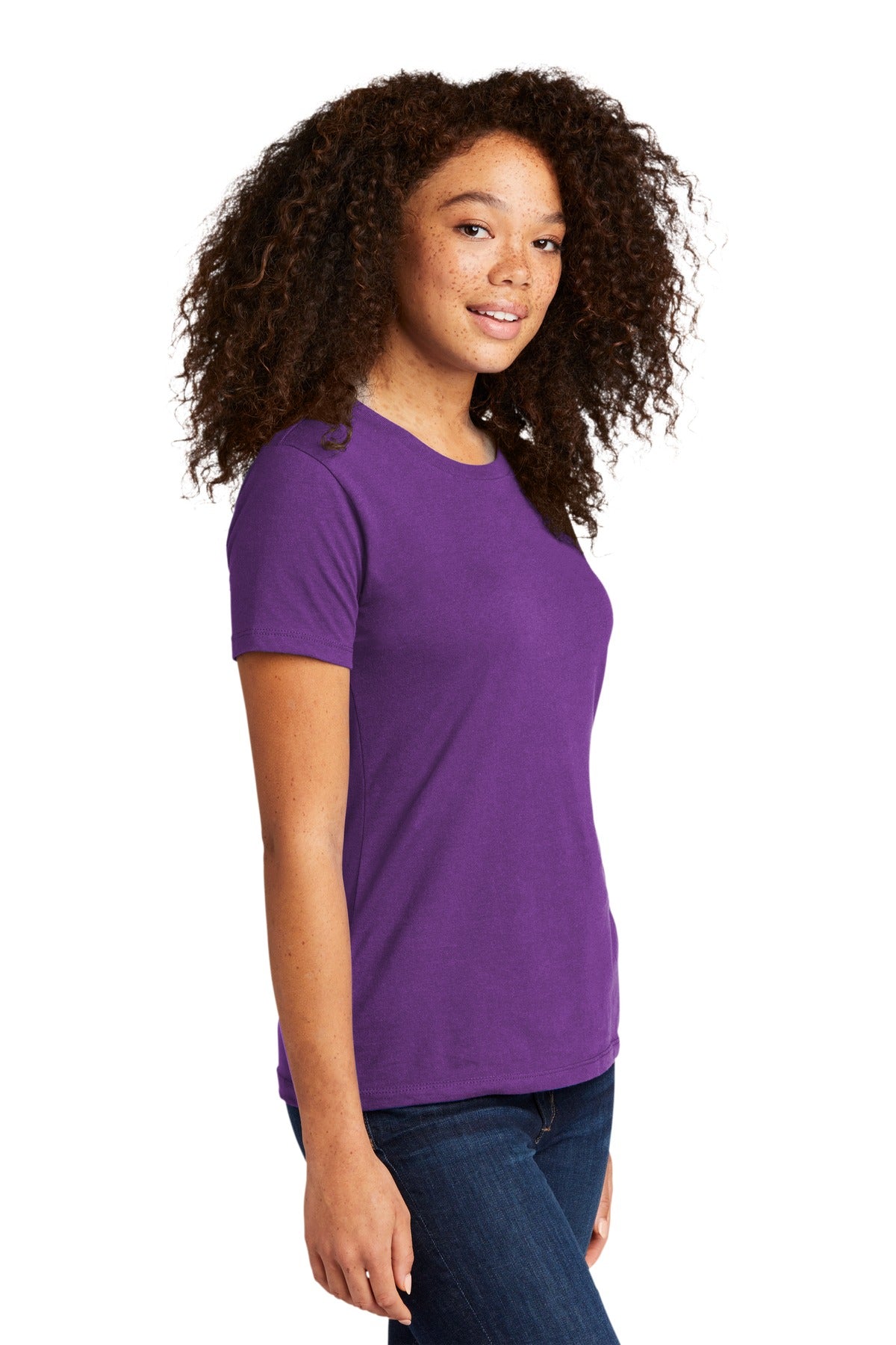PrplBerry Next Level Apparel Women's Cotton Tee. NL3900