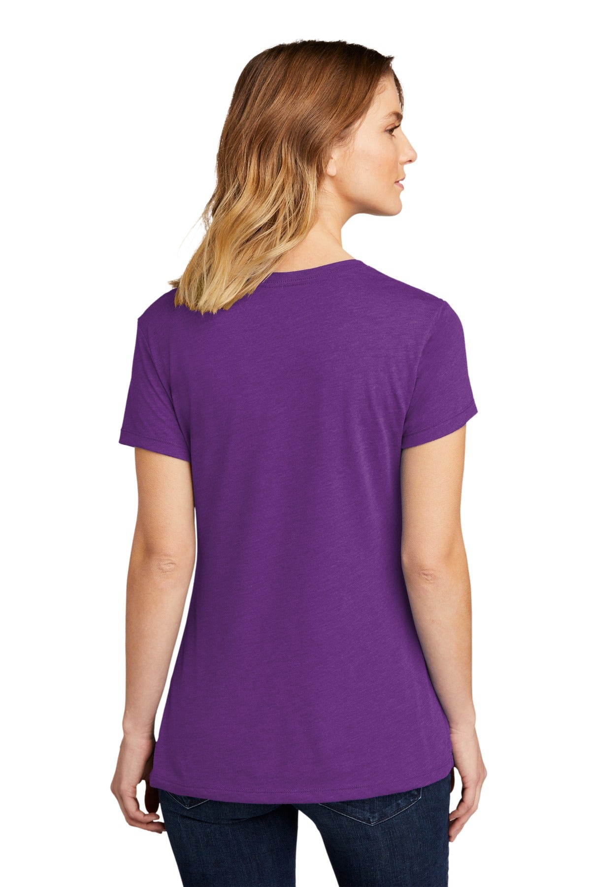 PrplBerry Next Level Apparel Women's CVC Tee. NL6610