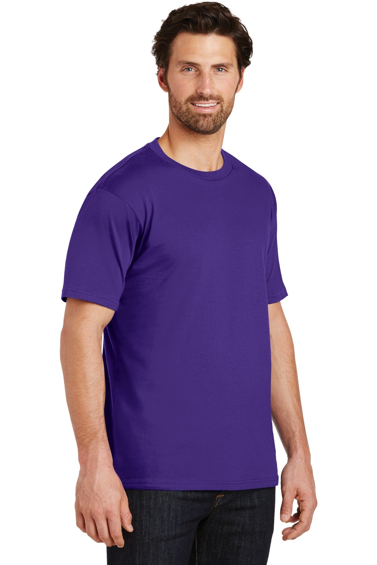 Purple District Perfect Weight Tee. DT104