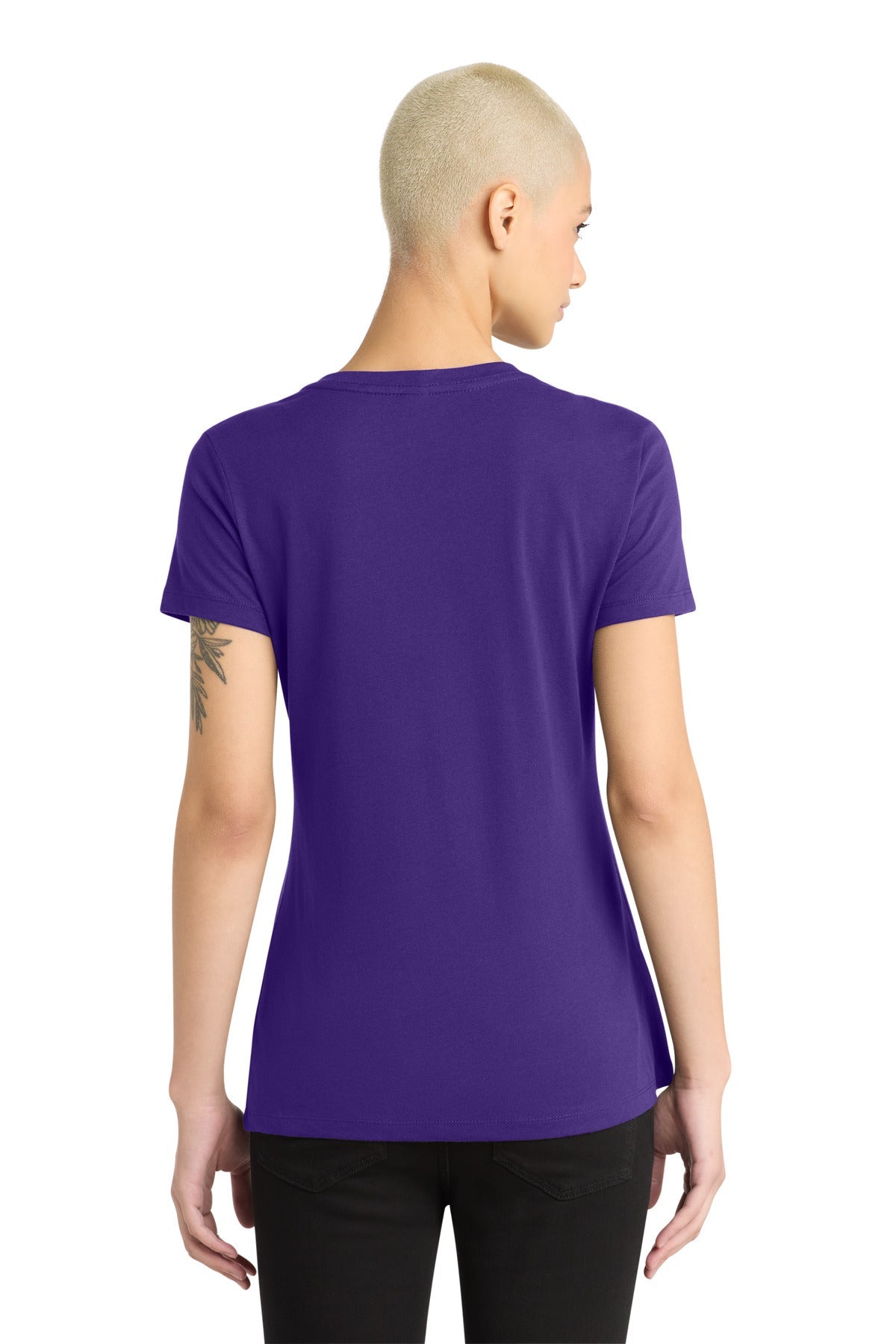 Purple District - Women's Perfect Weight V-Neck Tee. DM1170L