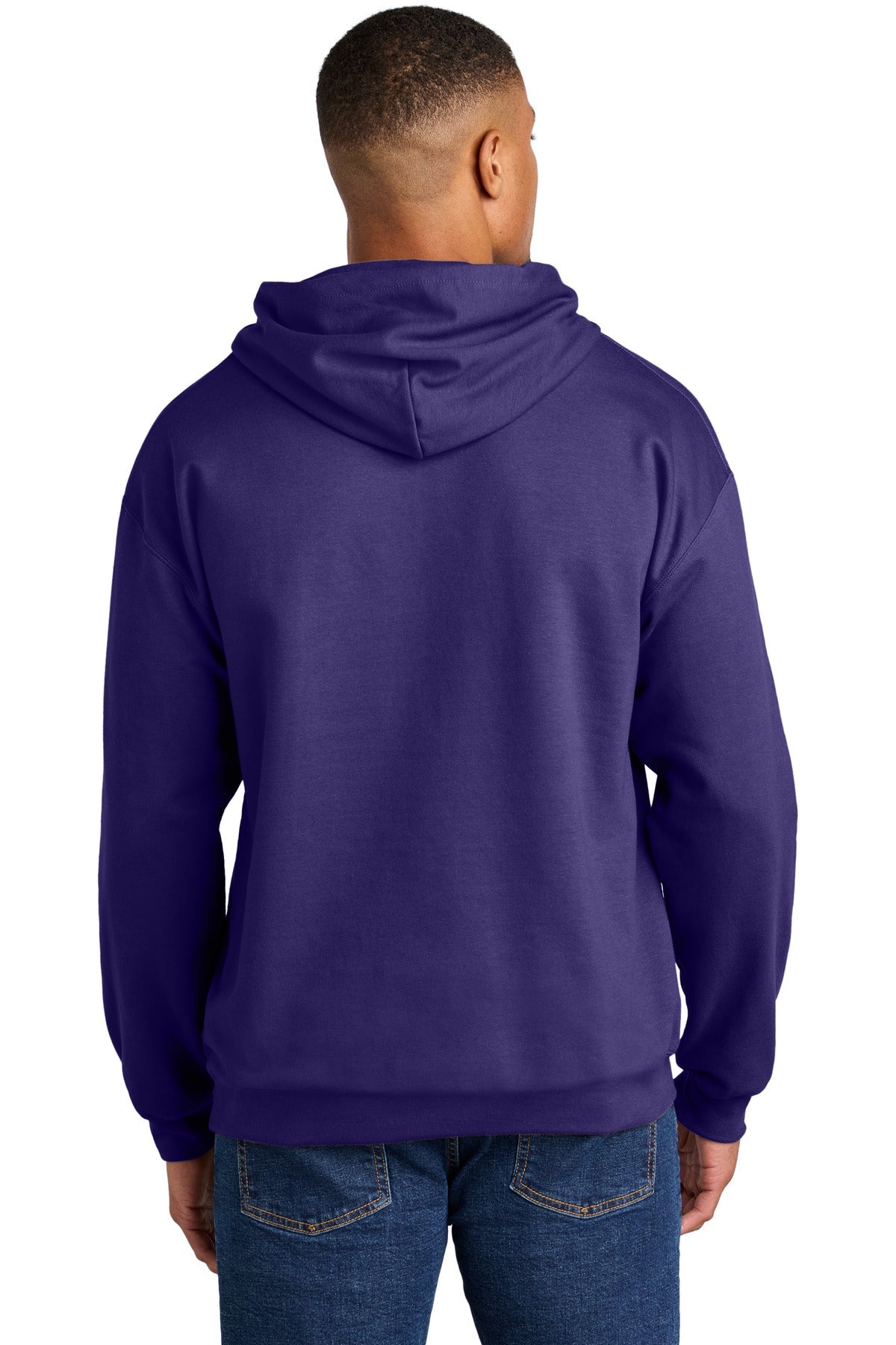 Purple Gildan Softstyle Midweight Pullover Hooded Sweatshirt SF500