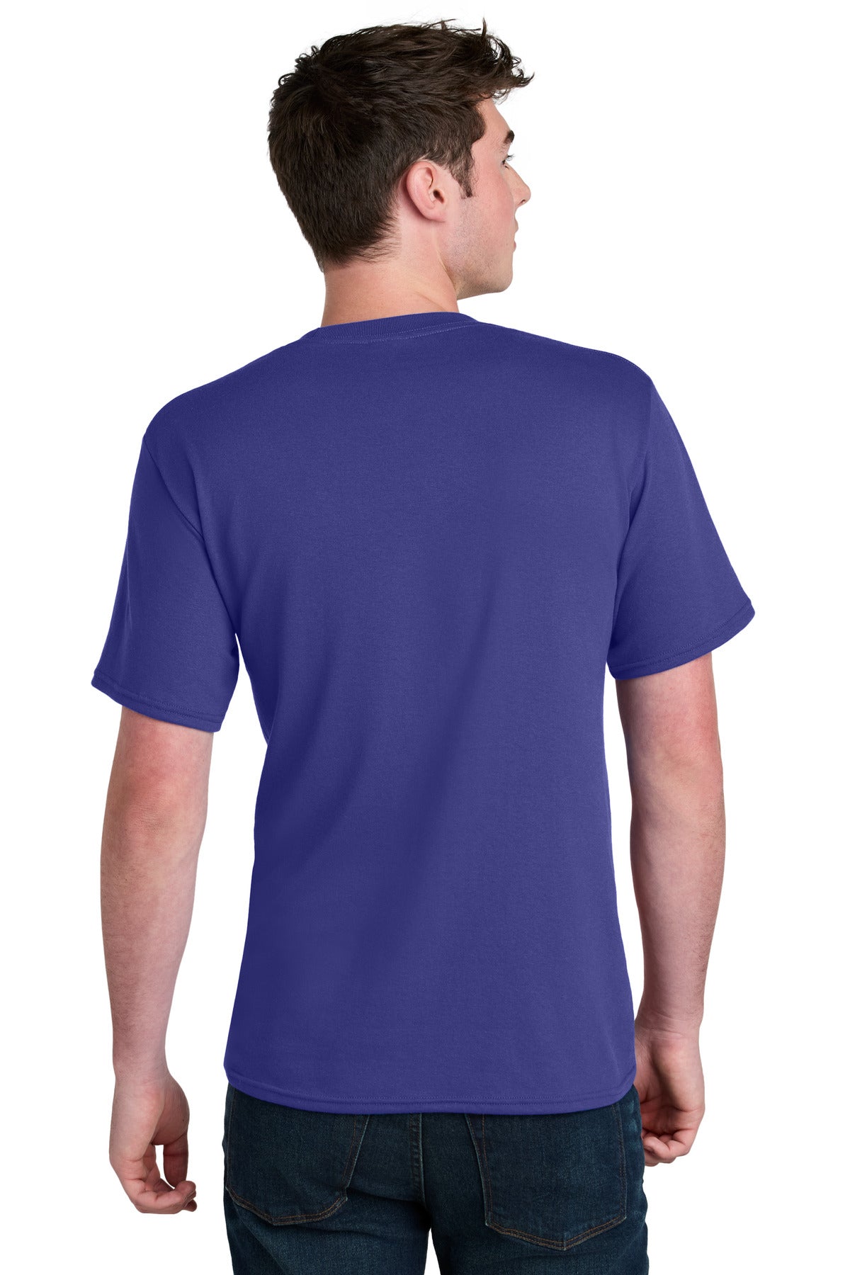 Purple Port & Co Core Blend Recycled Tee PC01