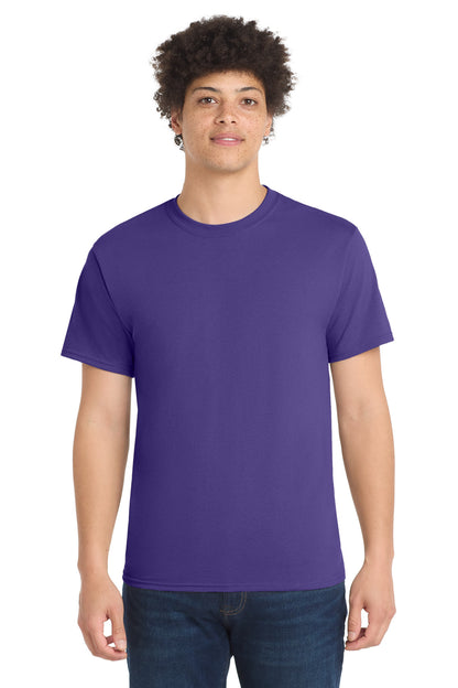 Purple Port & Co Tall Core Blend Tee. PC55T