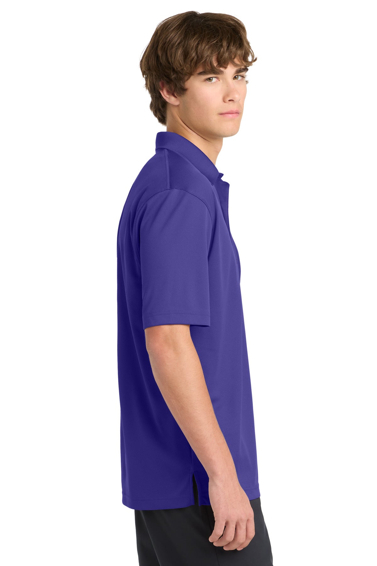 Purple Sport-Tek Dri-Mesh Polo. K469