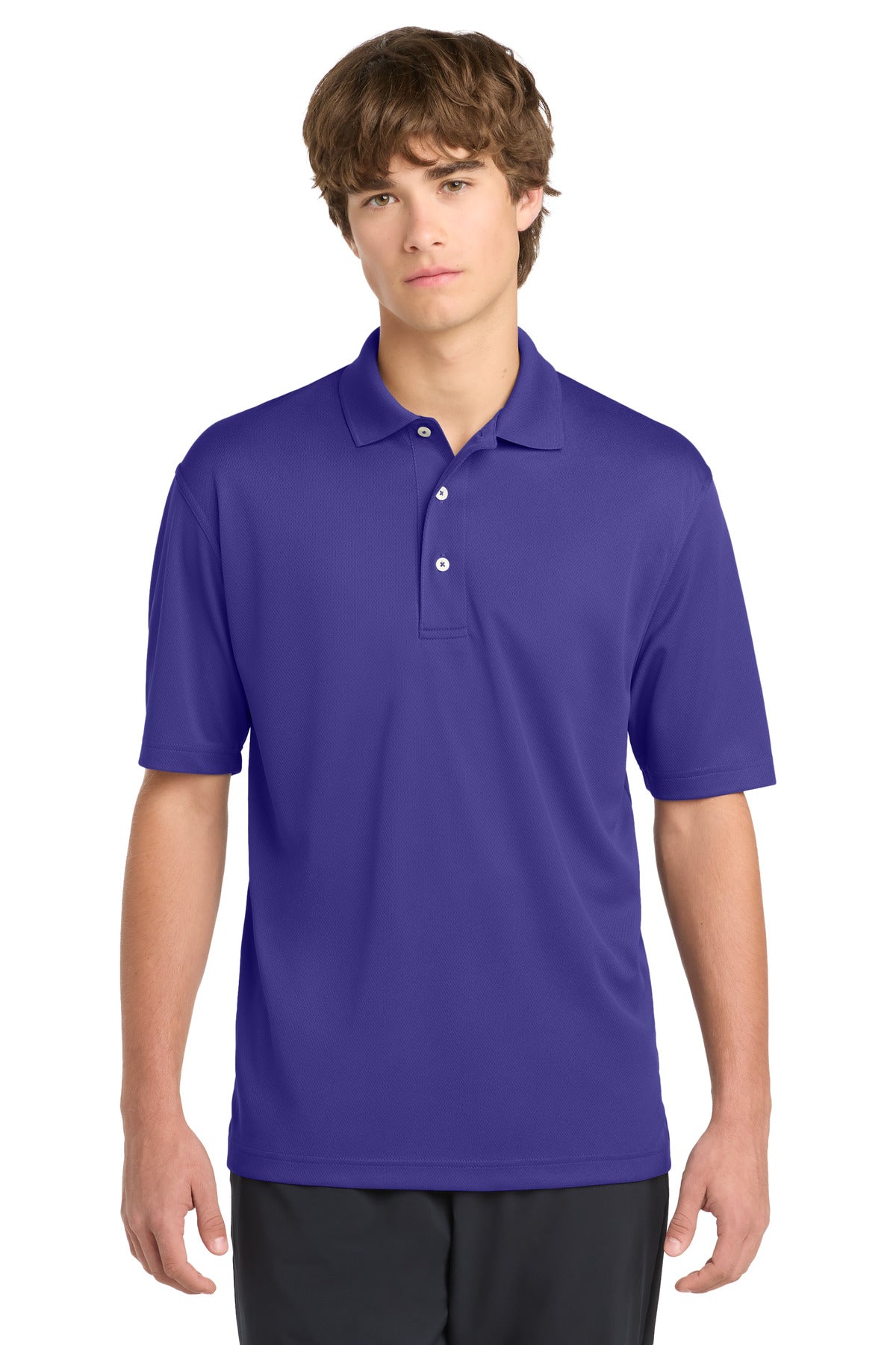 Purple Sport-Tek Dri-Mesh Polo. K469