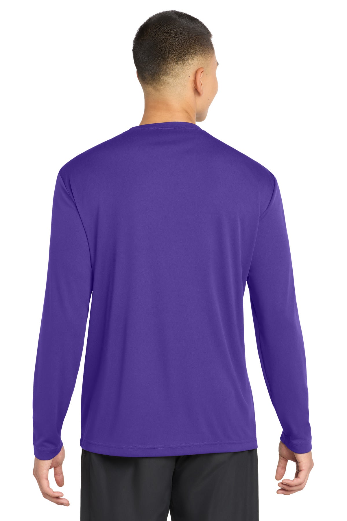 Purple Sport-Tek Long Sleeve PosiCharge Competitor Tee. ST350LS