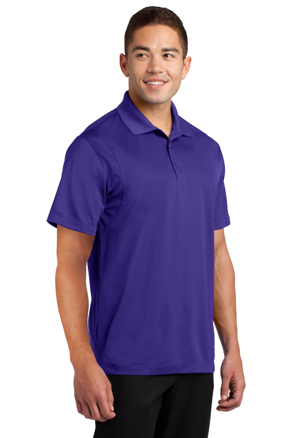 Purple Sport-Tek Micropique Sport-Wick Polo. ST650