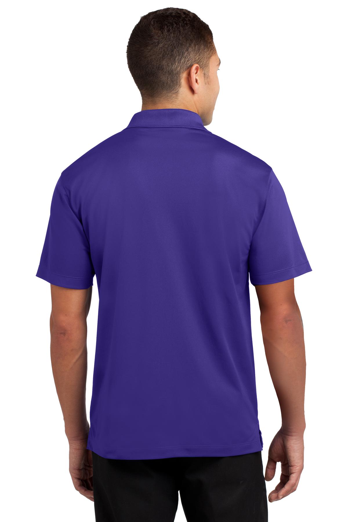 Purple Sport-Tek Micropique Sport-Wick Polo. ST650