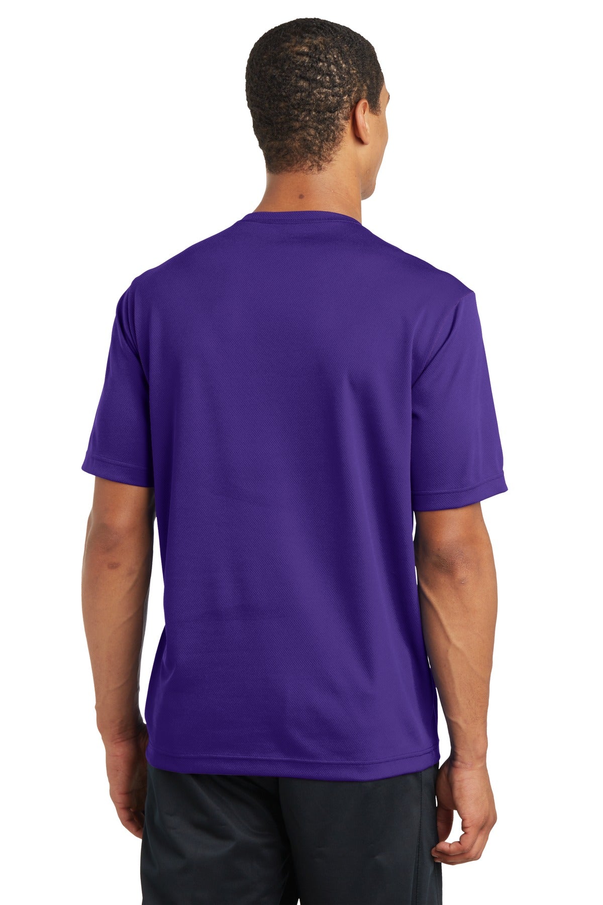 Purple Sport-Tek PosiCharge RacerMesh Tee. ST340