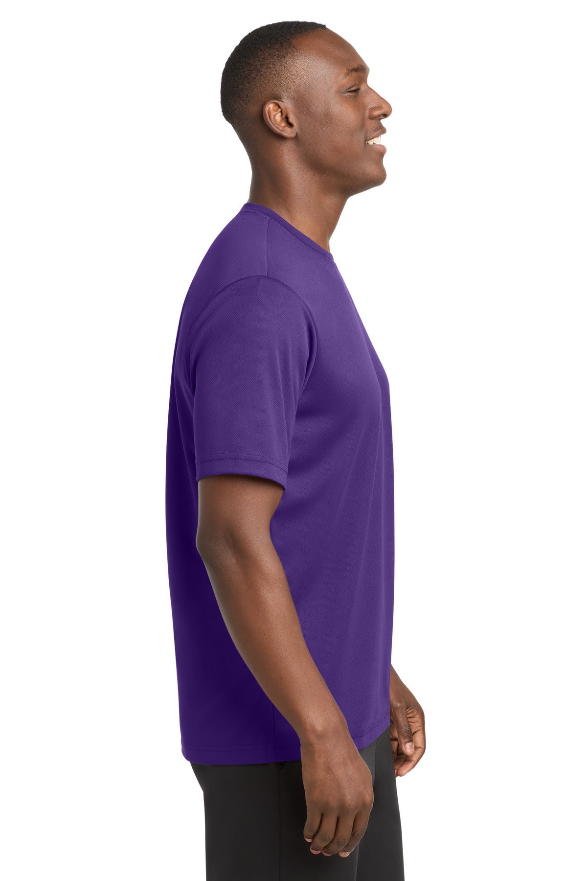 Purple Sport-Tek PosiCharge RacerMesh Tee. ST340
