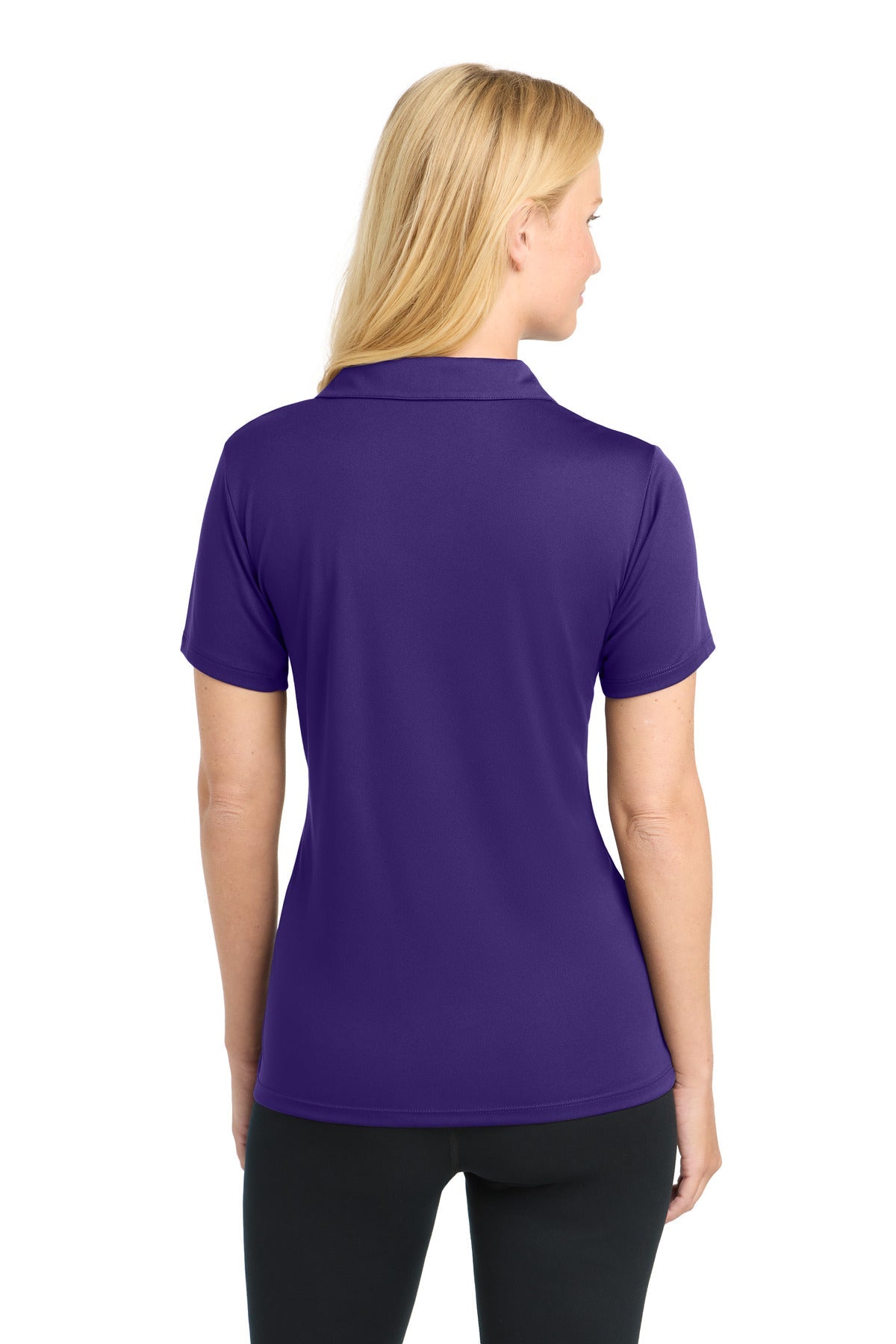 Purple Sport-Tek Women's PosiCharge Competitor Polo. LST550