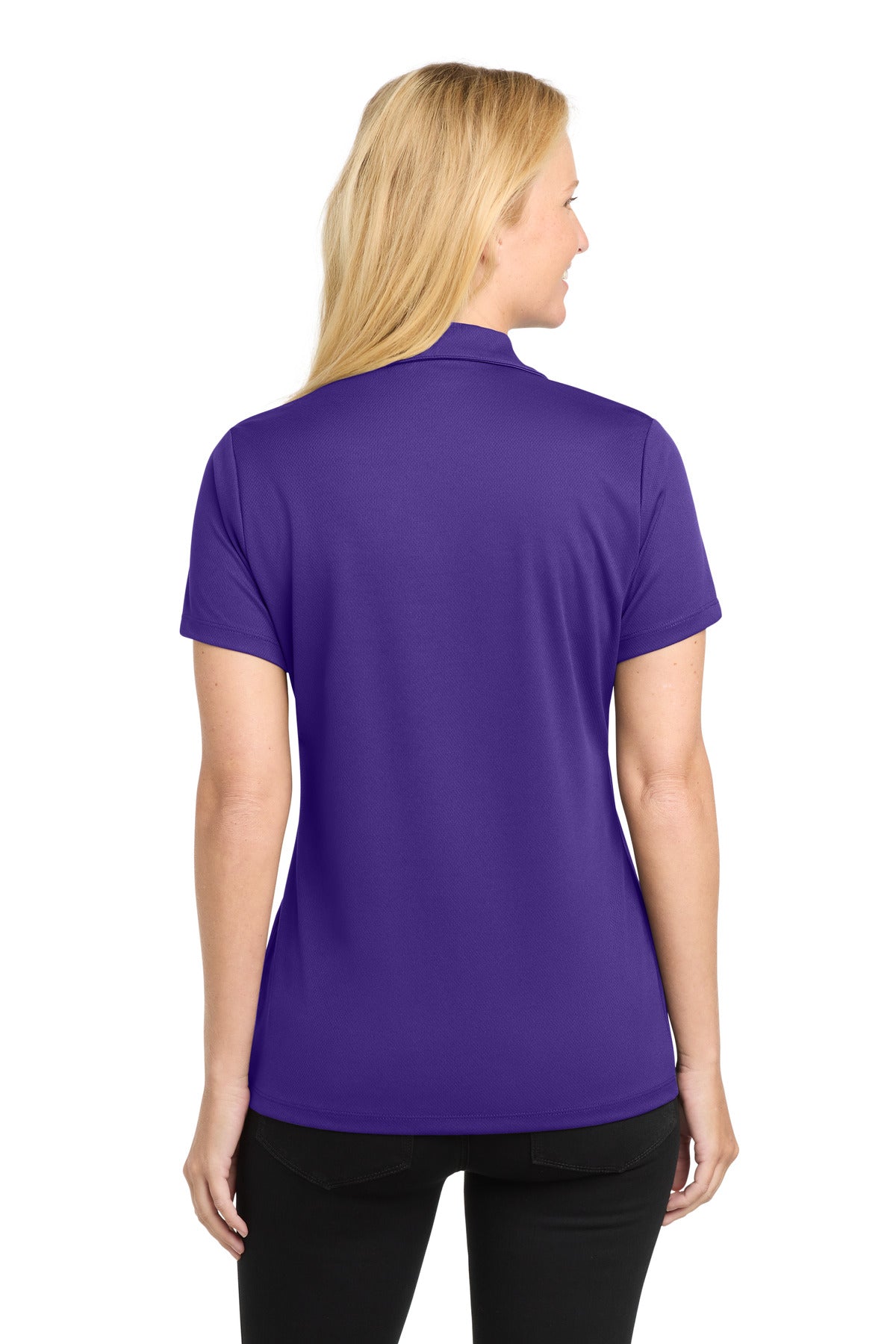 Purple Sport-Tek Women's PosiCharge RacerMesh Polo. LST640