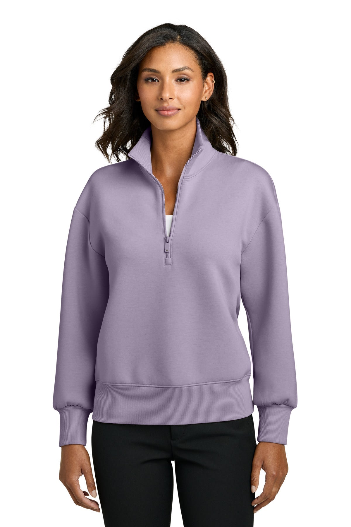 PurpleAsh Mercer+Mettle Women's Soft Spacer 1/4-Zip MM3101