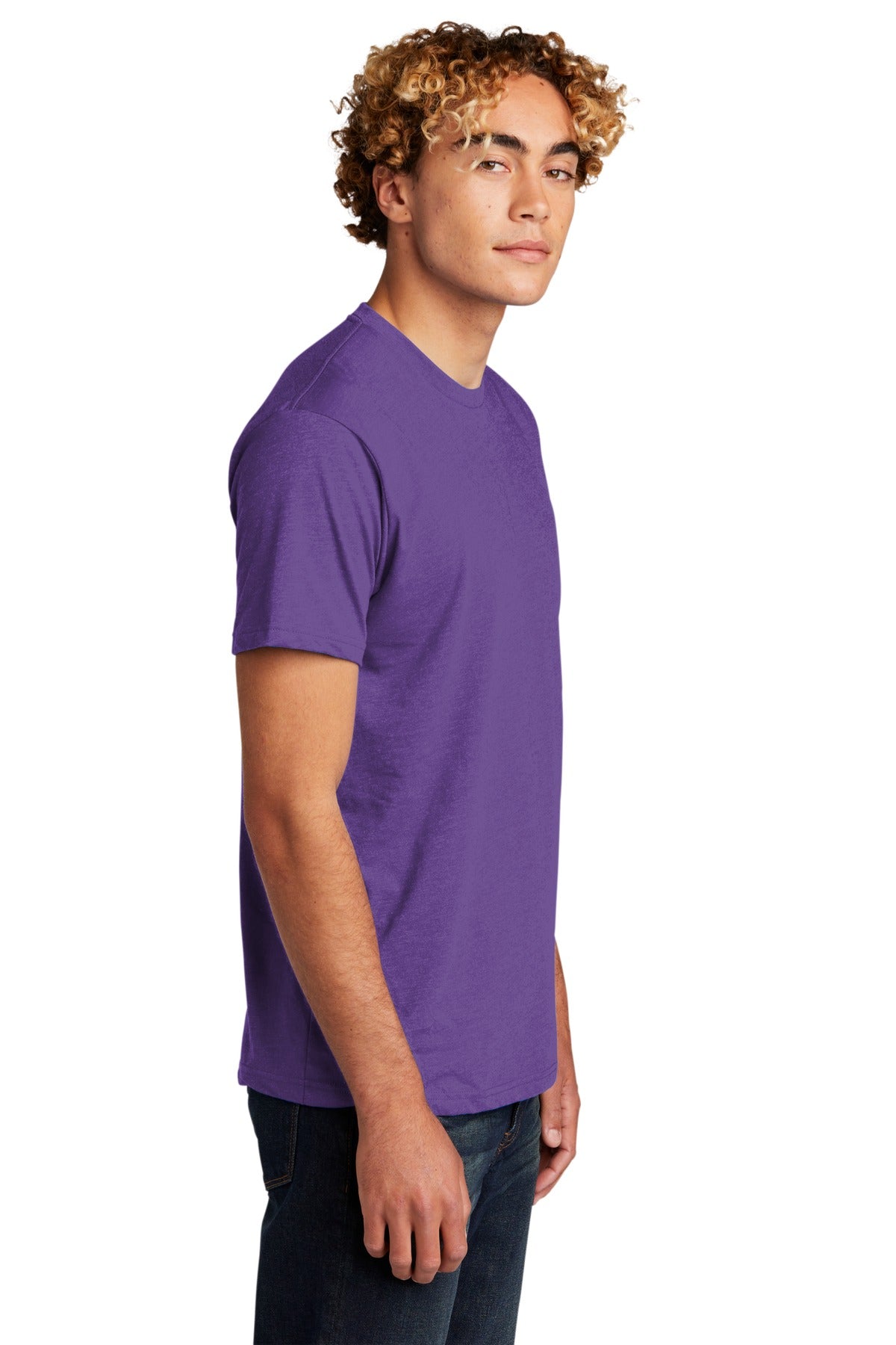 PurpleRush Next Level Apparel Adult CVC Tee. NL6210