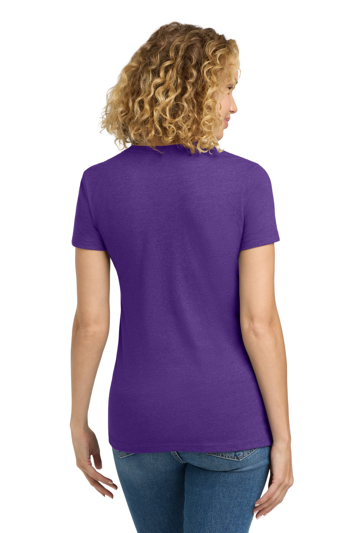 PurpleRush Next Level Apparel Women's CVC Tee. NL6610