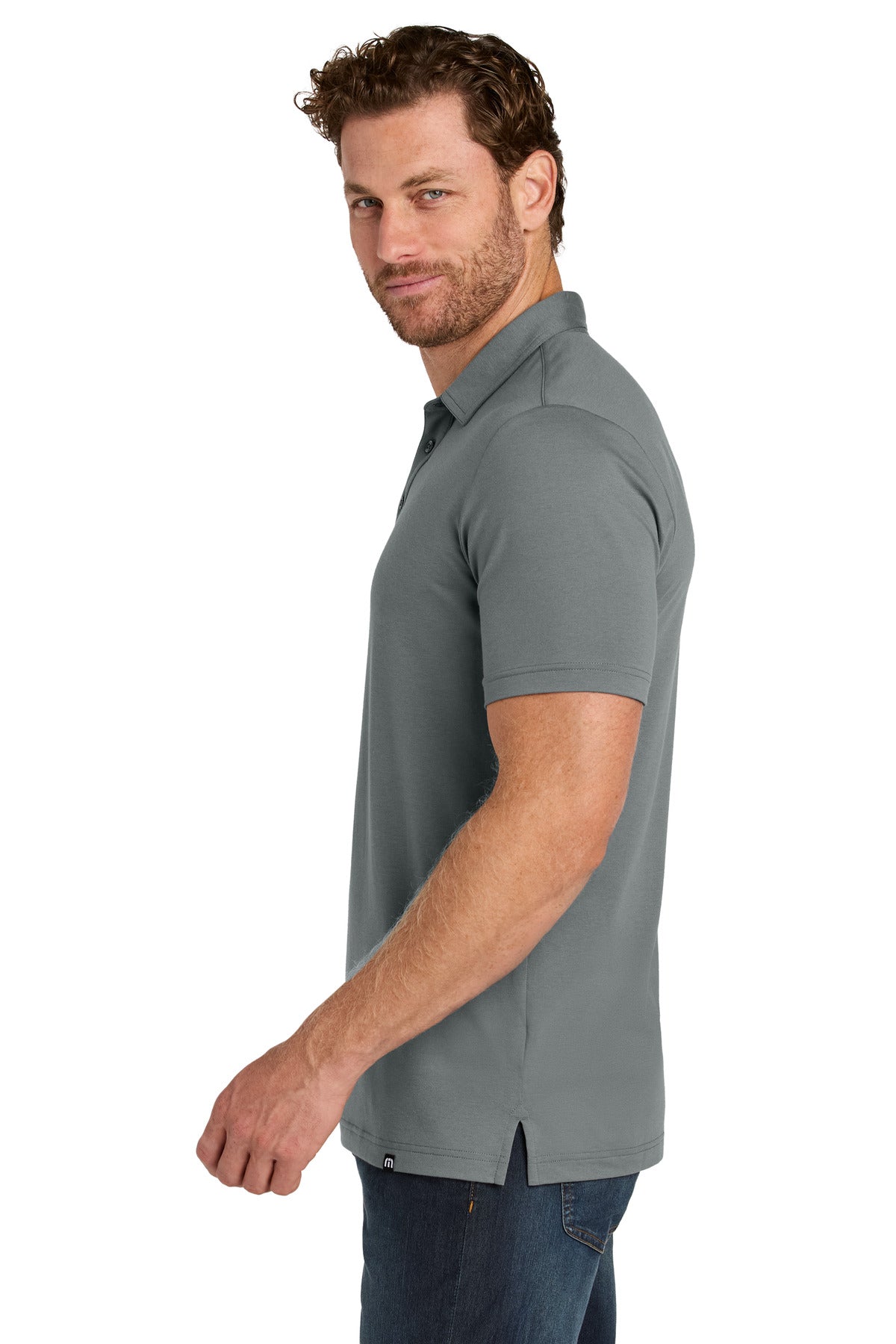 QuiShaGrey TravisMathew Glenview Solid Polo TMA41461