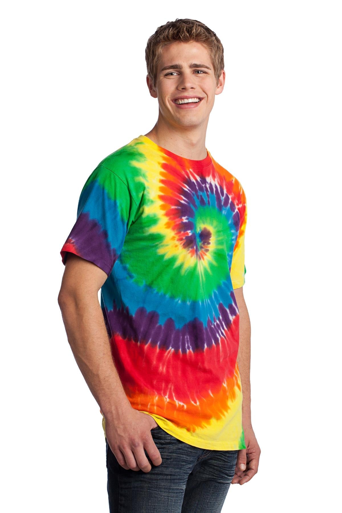 Rainbow Port & Co Tie-Dye Tee. PC147