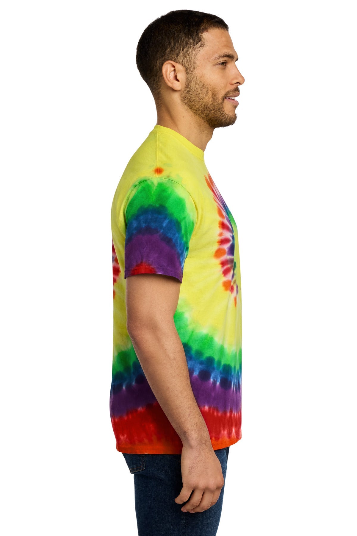 Rainbow Port & Co Tie-Dye Tee. PC147