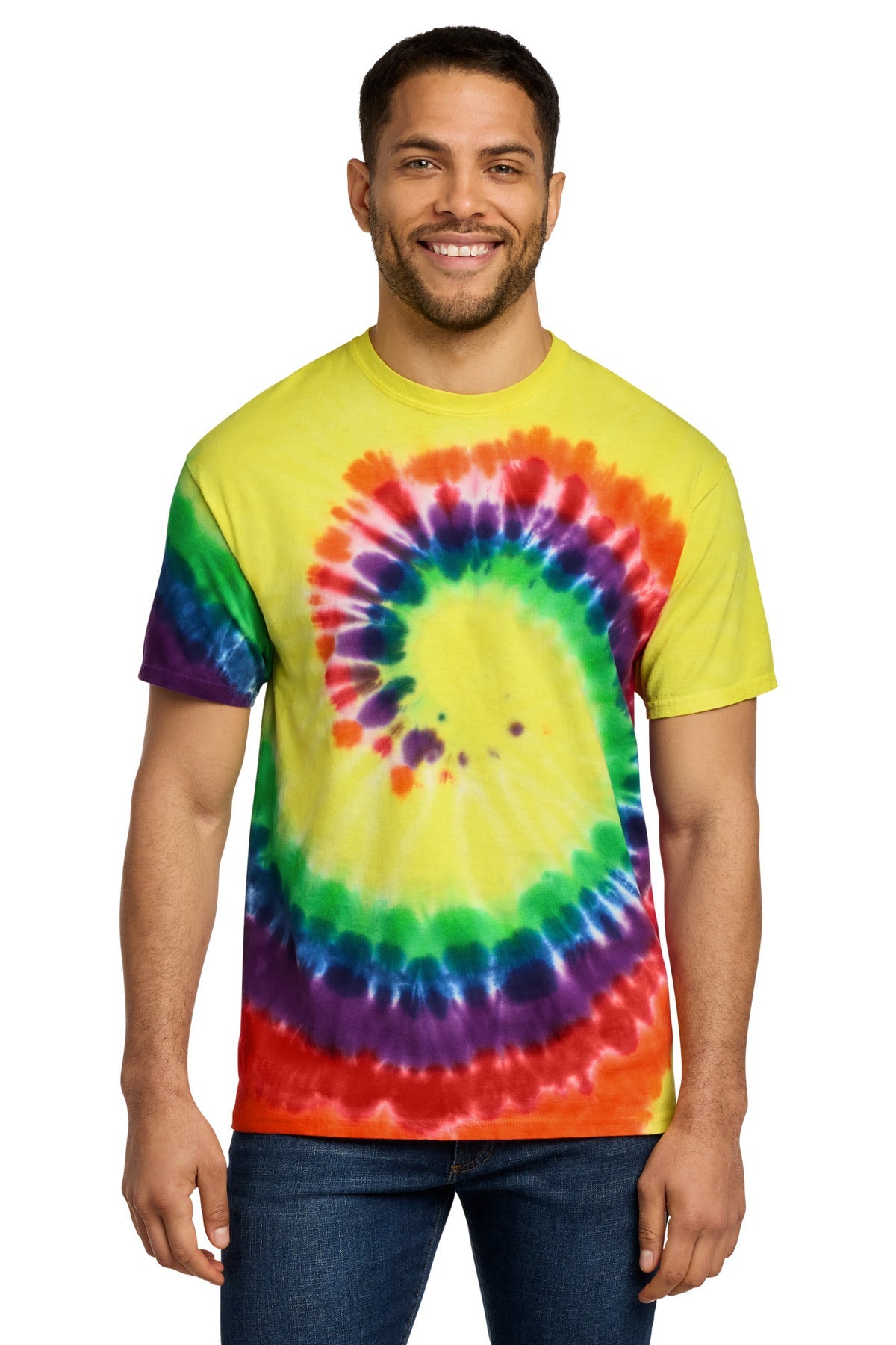 Rainbow Port & Co Tie-Dye Tee. PC147