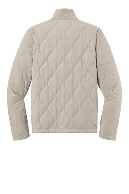 Rear View of Almond Mercer+Mettle Quilted Liner Jacket MM7202