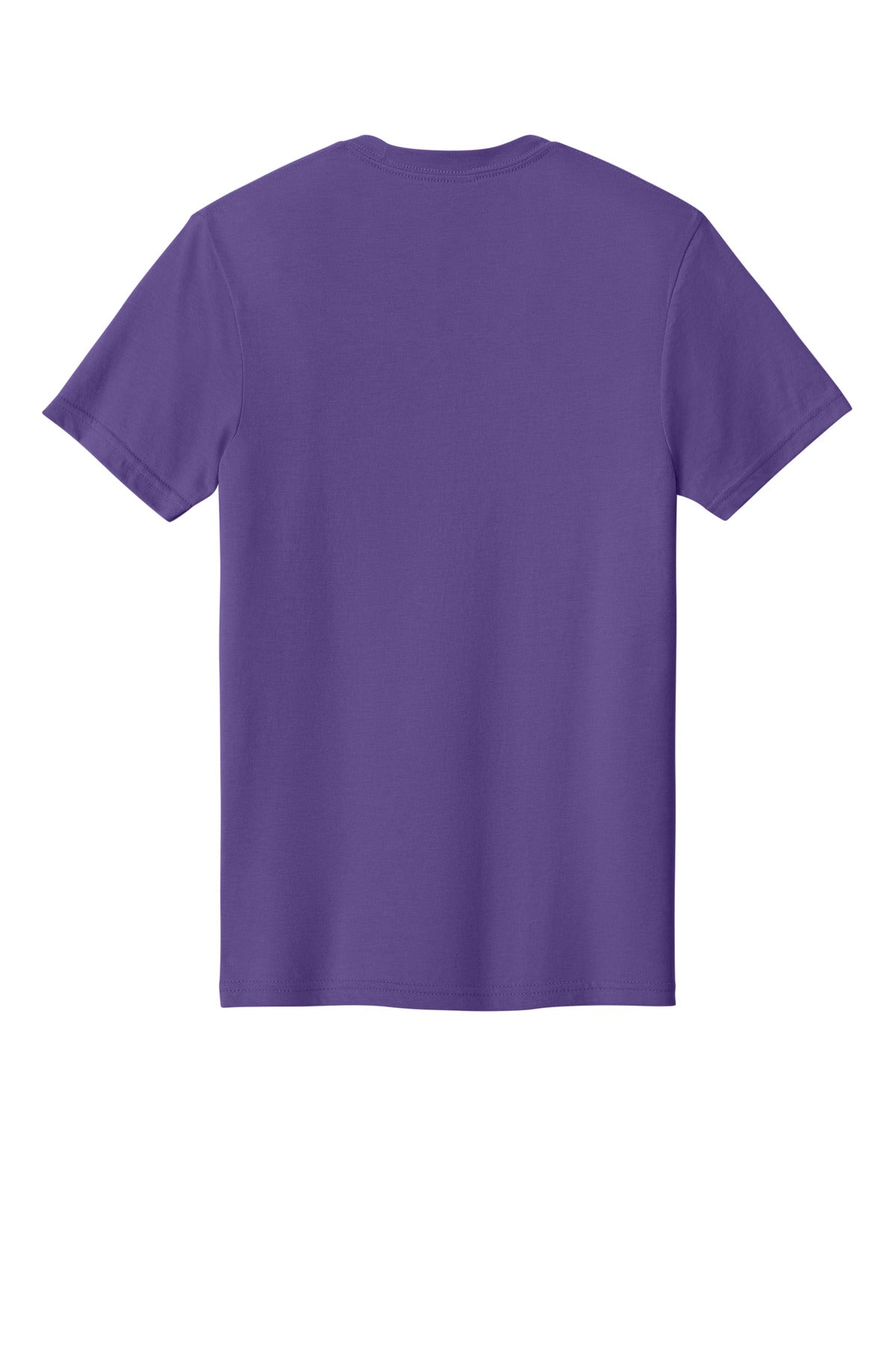 Rear View of Amethyst Gildan Softstyle CVC Tee 64000CVC
