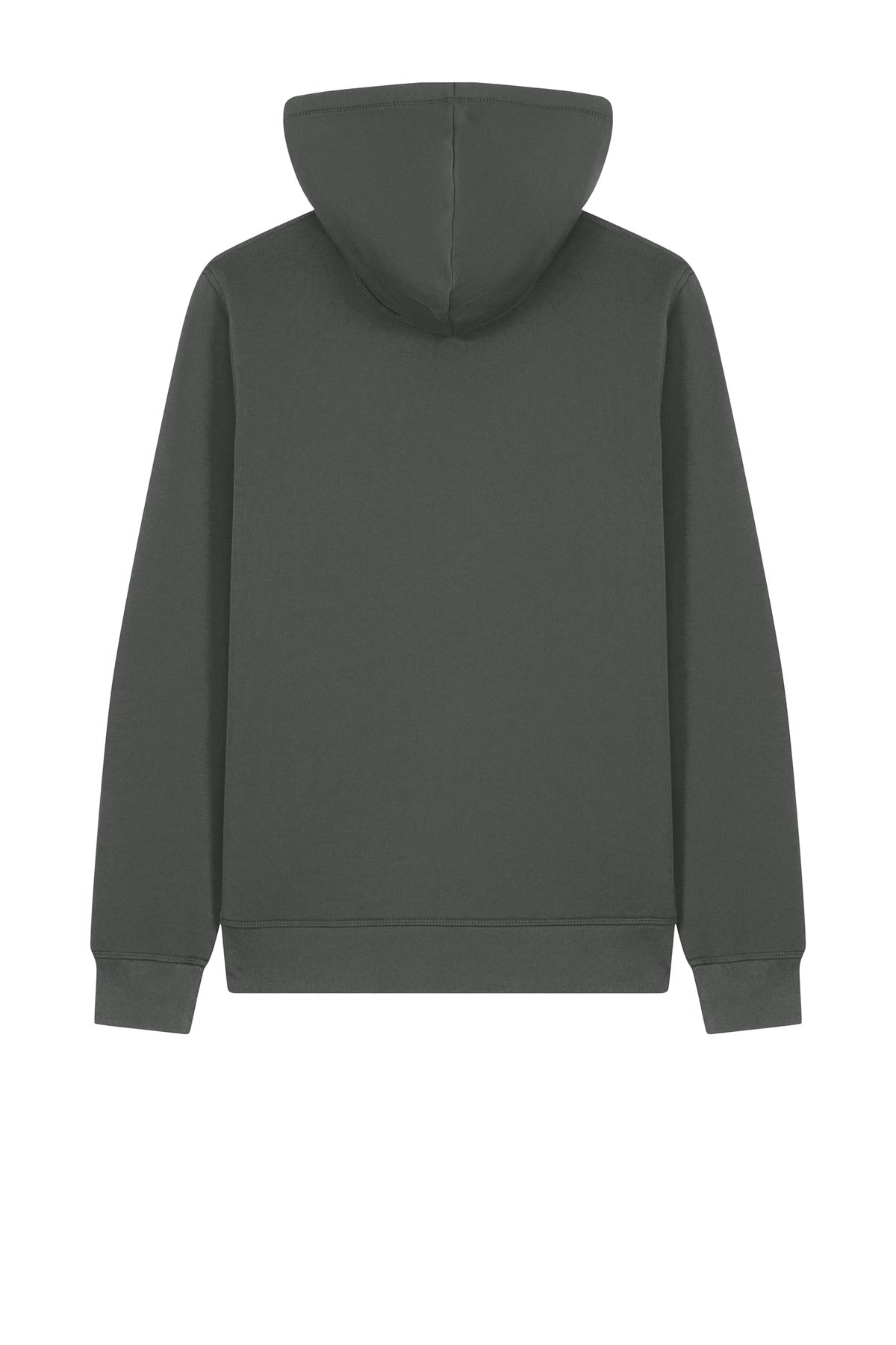 Rear View of Anthracite Stanley/Stella Unisex Mixer Full-Zip Hooded Sweatshirt SXU011