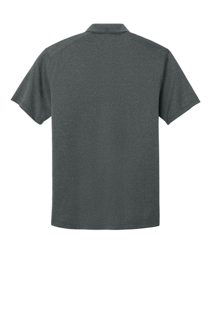 Rear View of AnthrctHt Nike Dri-FIT Smooth Heather Polo NKFQ4794