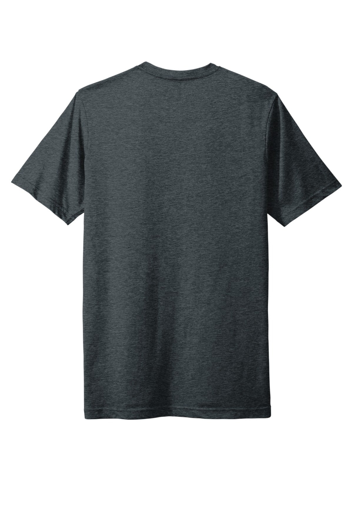 Rear View of AntqDenim Next Level Apparel Adult Poly/Cotton Tee. NL6200