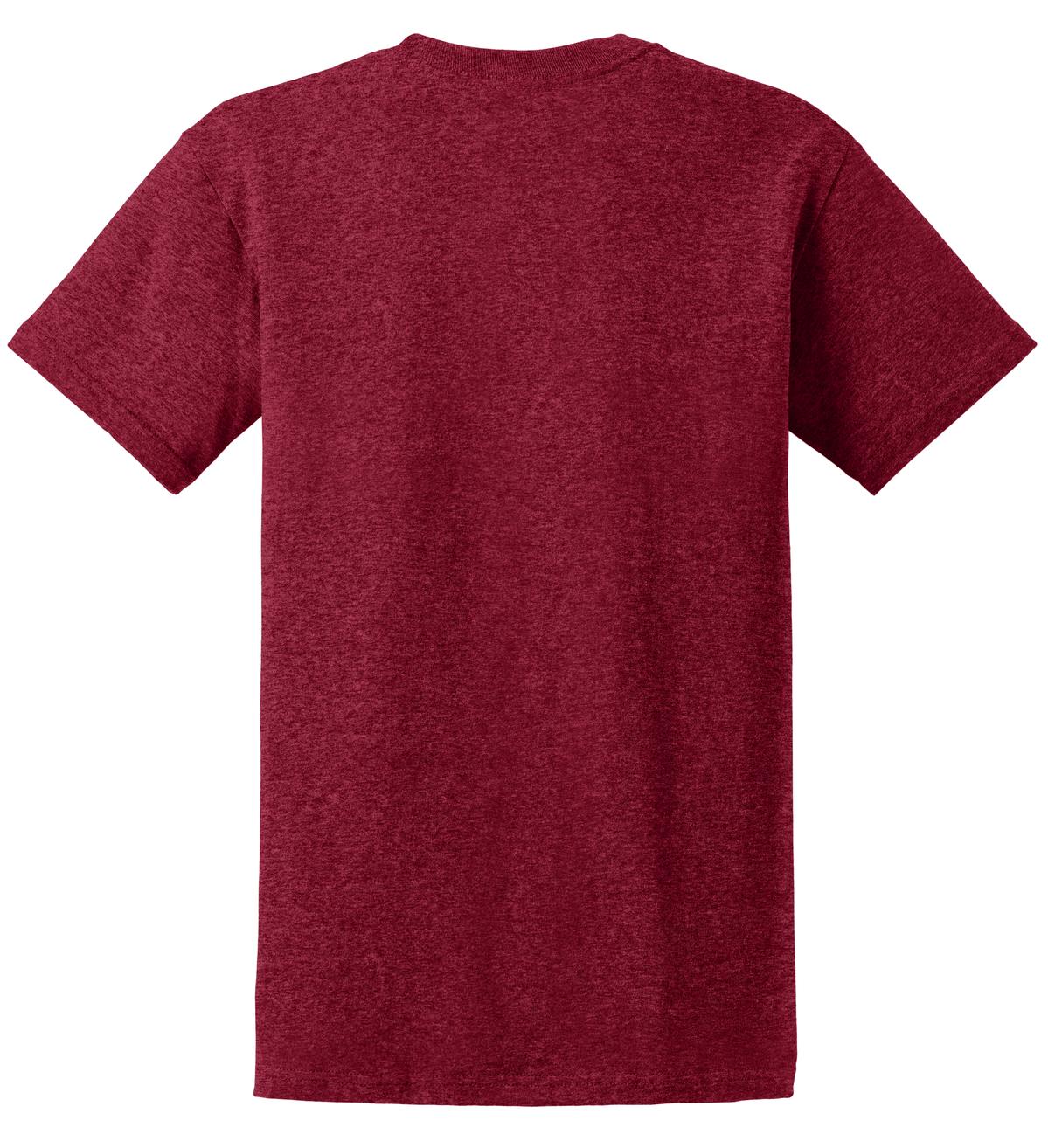 Rear View of Antqu Chry Red Gildan - Ultra Cotton 100% US Cotton T-Shirt. 2000