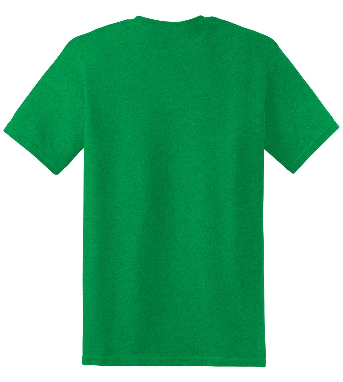 Rear View of Antqu Irish Gn Gildan - Heavy Cotton 100% Cotton T-Shirt. 5000